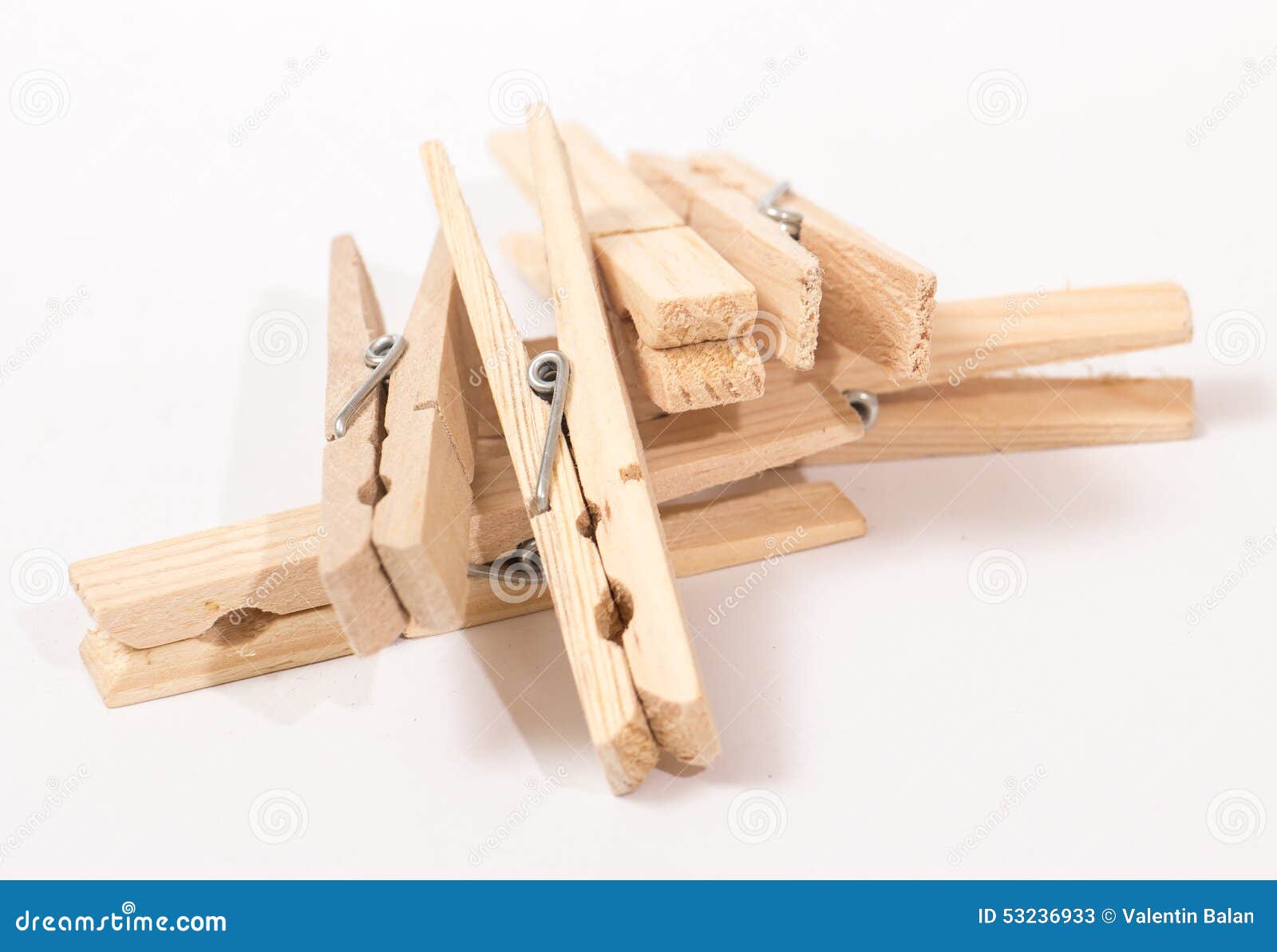 Clothes Clips stock image. Image of cloth, clipping, golden 53236933