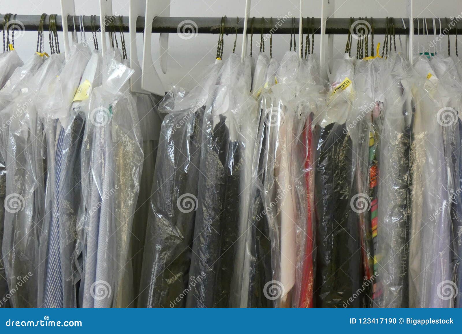 Dry Cleaning stock photo. Image of clothes, business 123417190