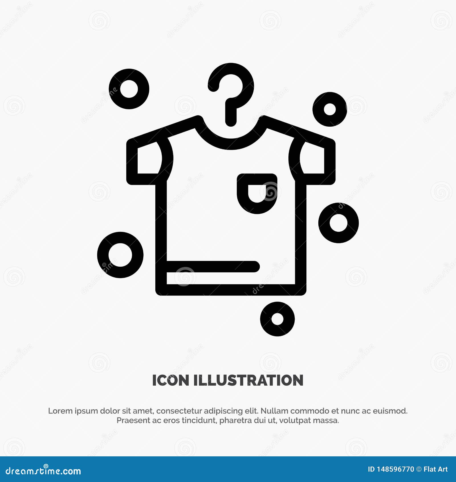 Clothes, Drying, Hanging Line Icon Vector Stock Vector - Illustration ...