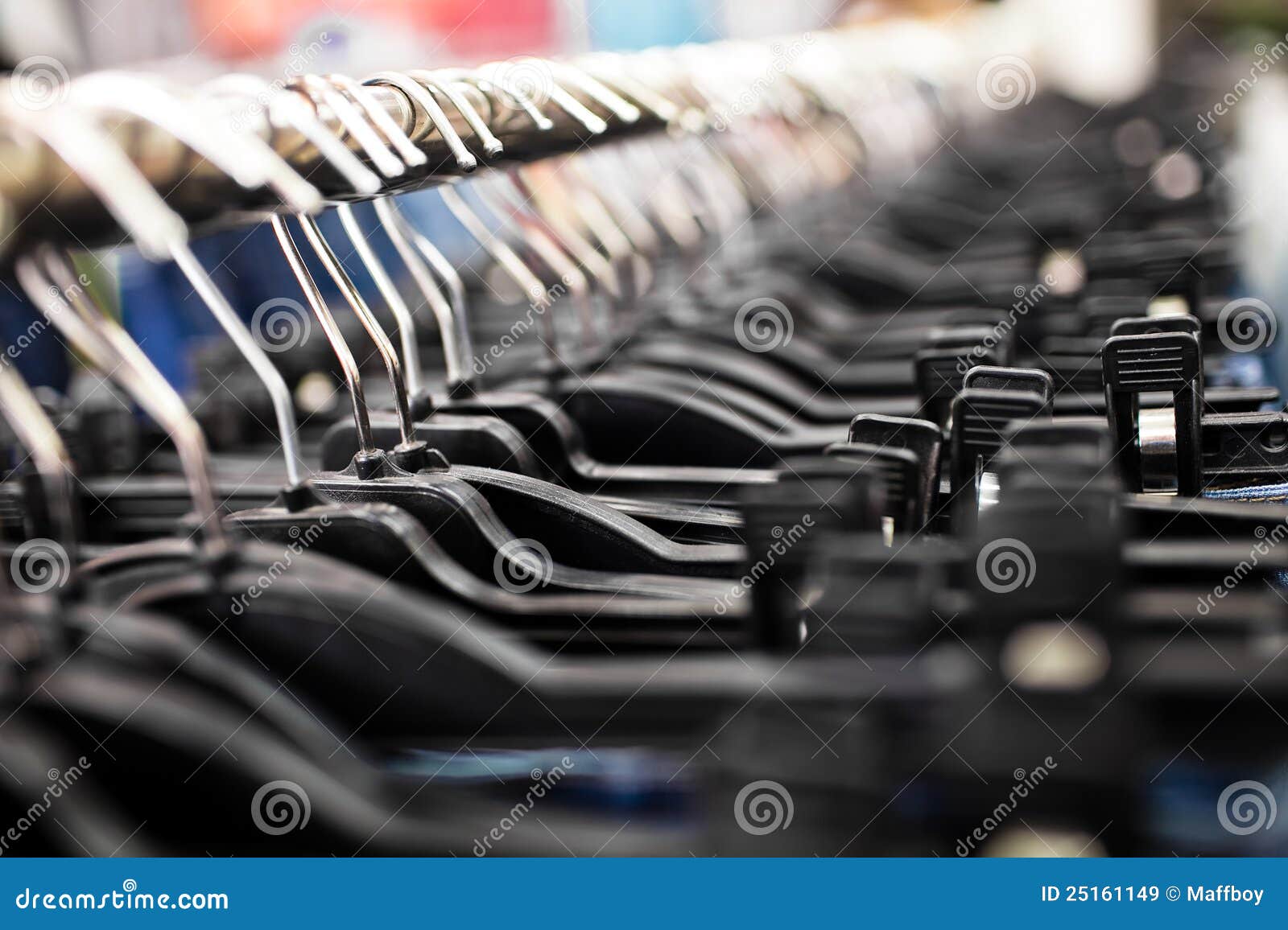 Clothes hanger stock image. Image of hanging, group, textile - 25161149