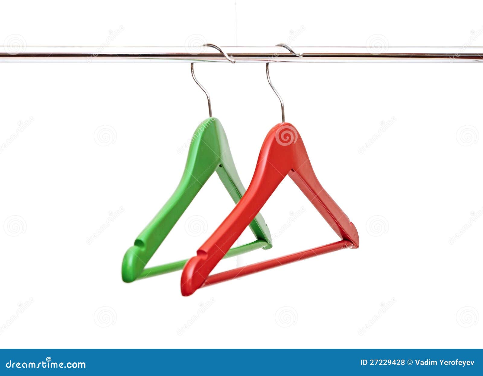 Clothes hanger stock illustration. Illustration of blue 27229428