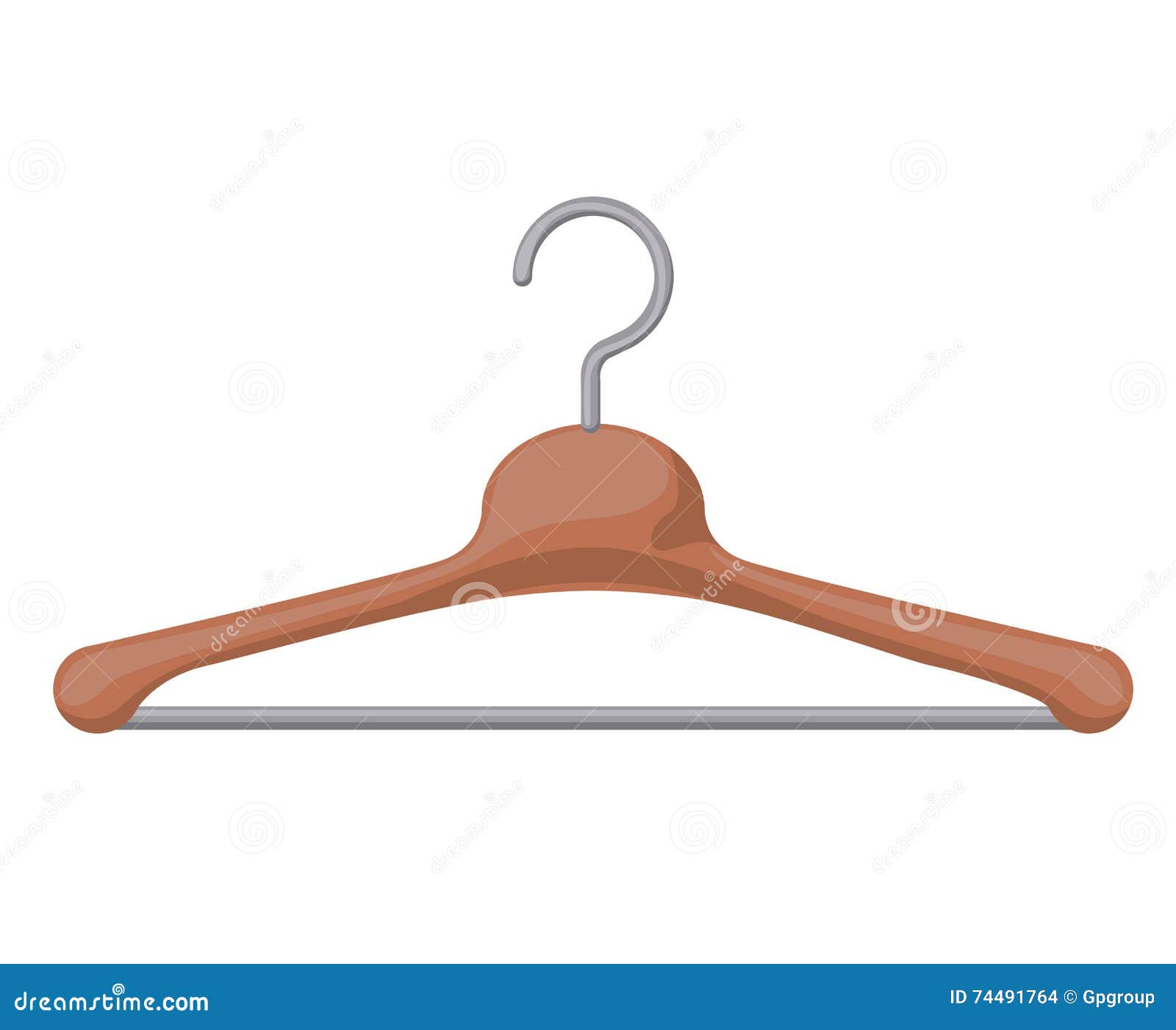 Clothes Hanger Hook Isolated Icon Design Stock Vector - Illustration of  shop, sign: 74491764