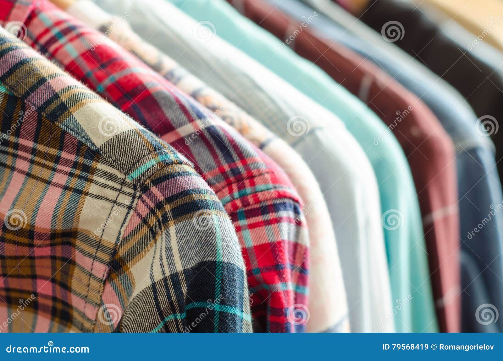 Clothes hanger stock image. Image of collection, closet 79568419