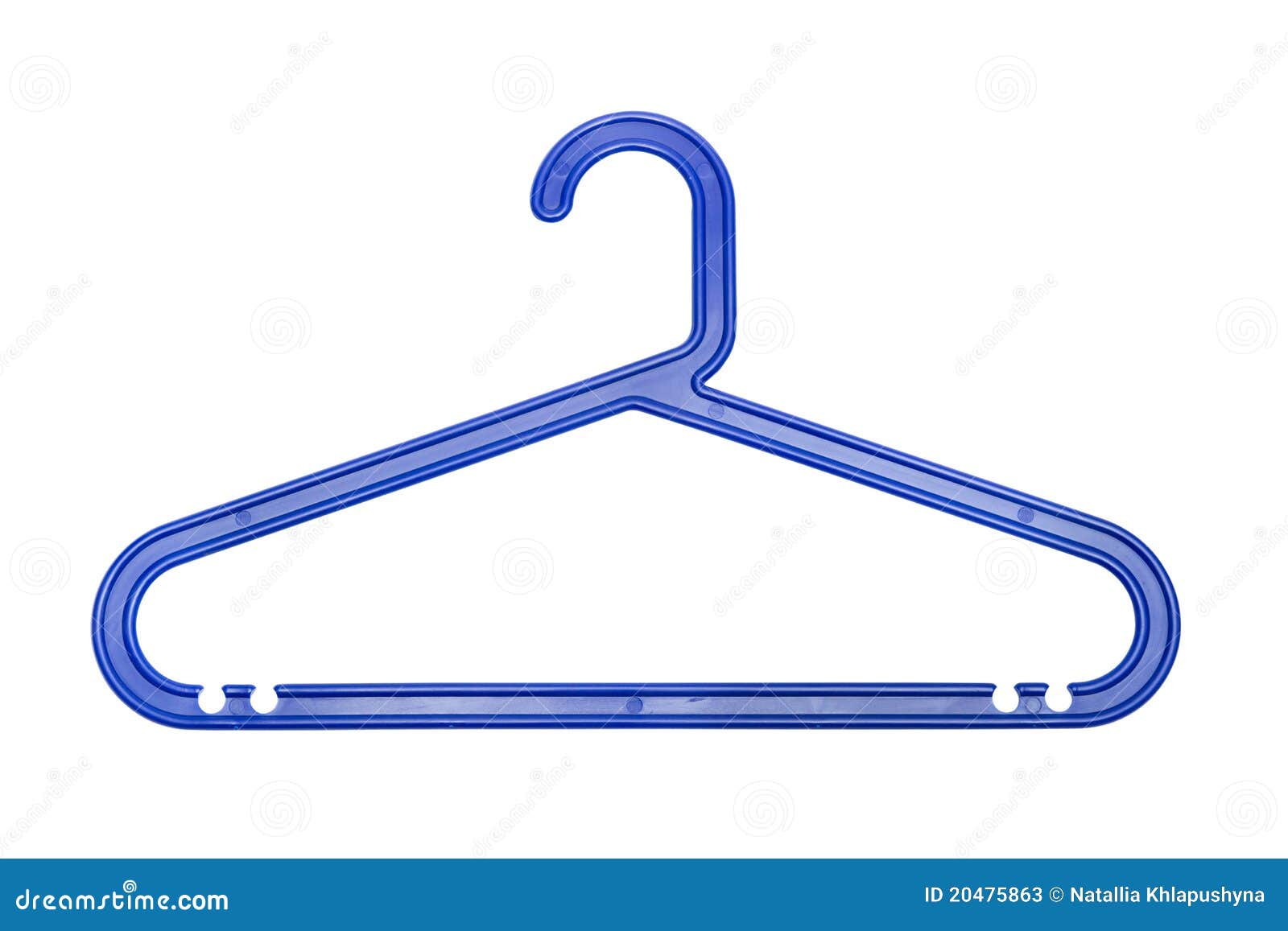 Clothes Hanger from Plastic, Isolated Stock Image Image of clothing