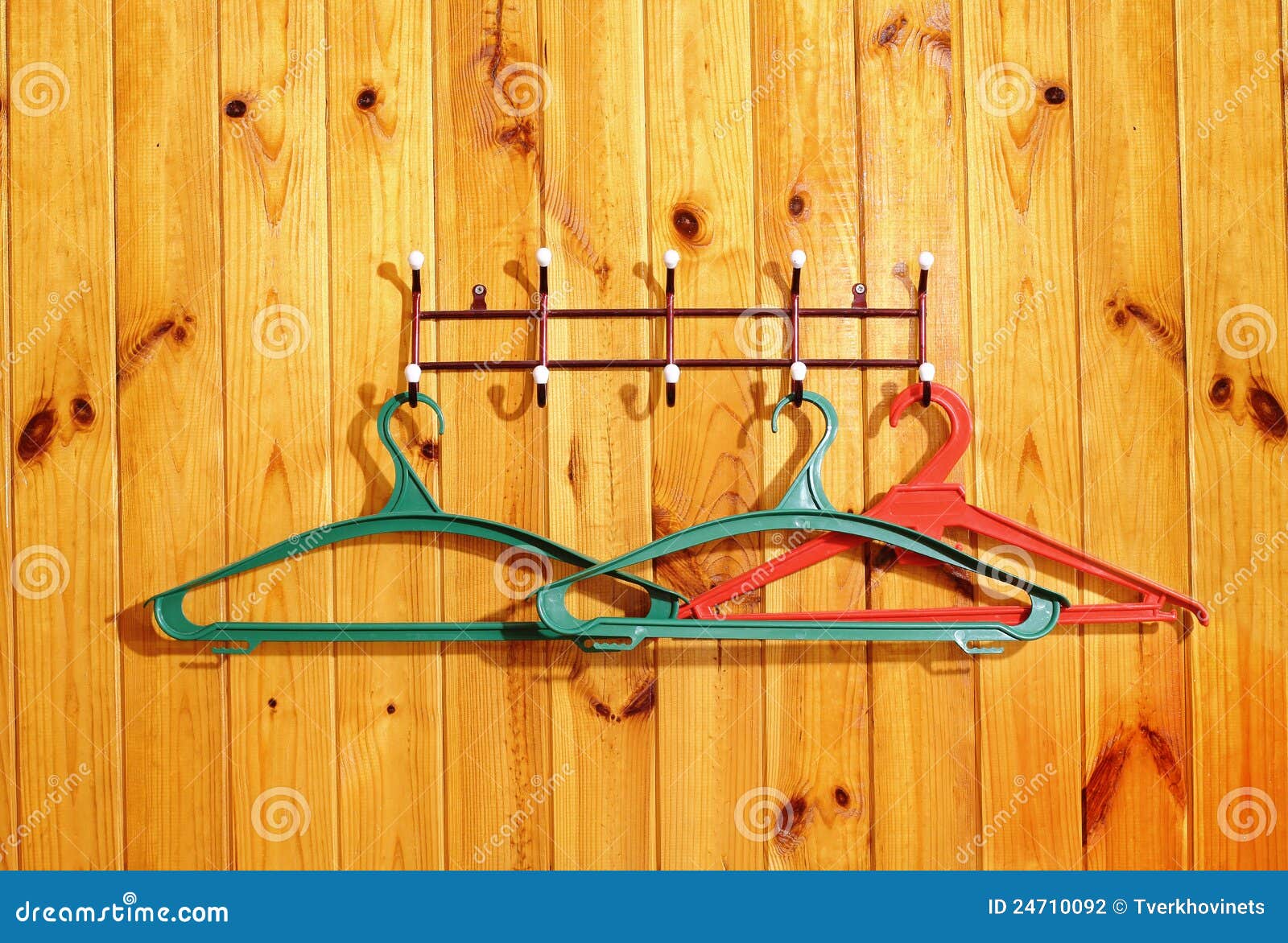 Clothes hangers stock photo. Image of hotel, empty, interior 24710092