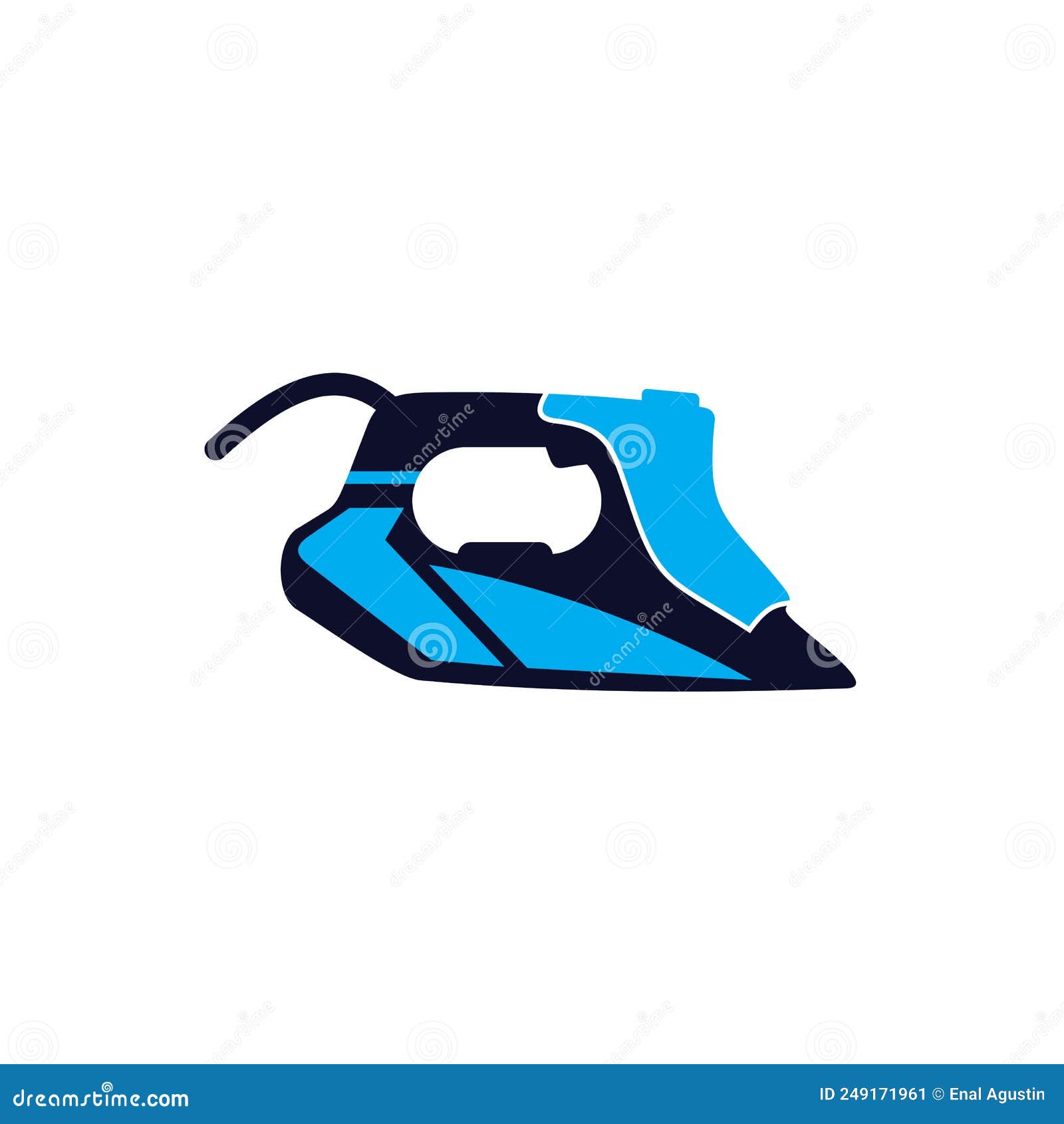 Clothes Iron Laundry Logo Design Stock Vector Illustration of iron