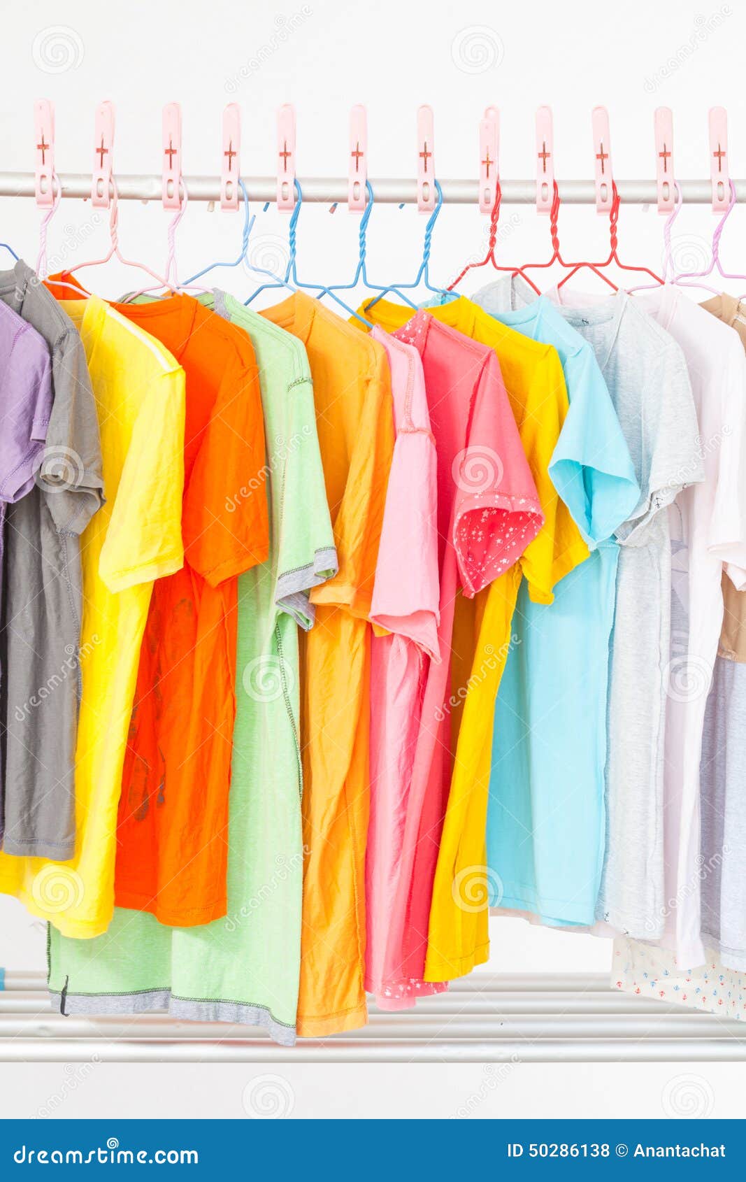 Clothes line stock photo. Image of hang, washing, tshirts 50286138