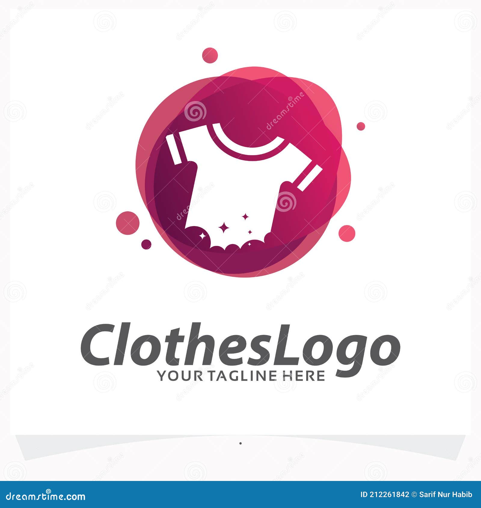 Clothes Logo Design Template Stock Vector - Illustration of office ...