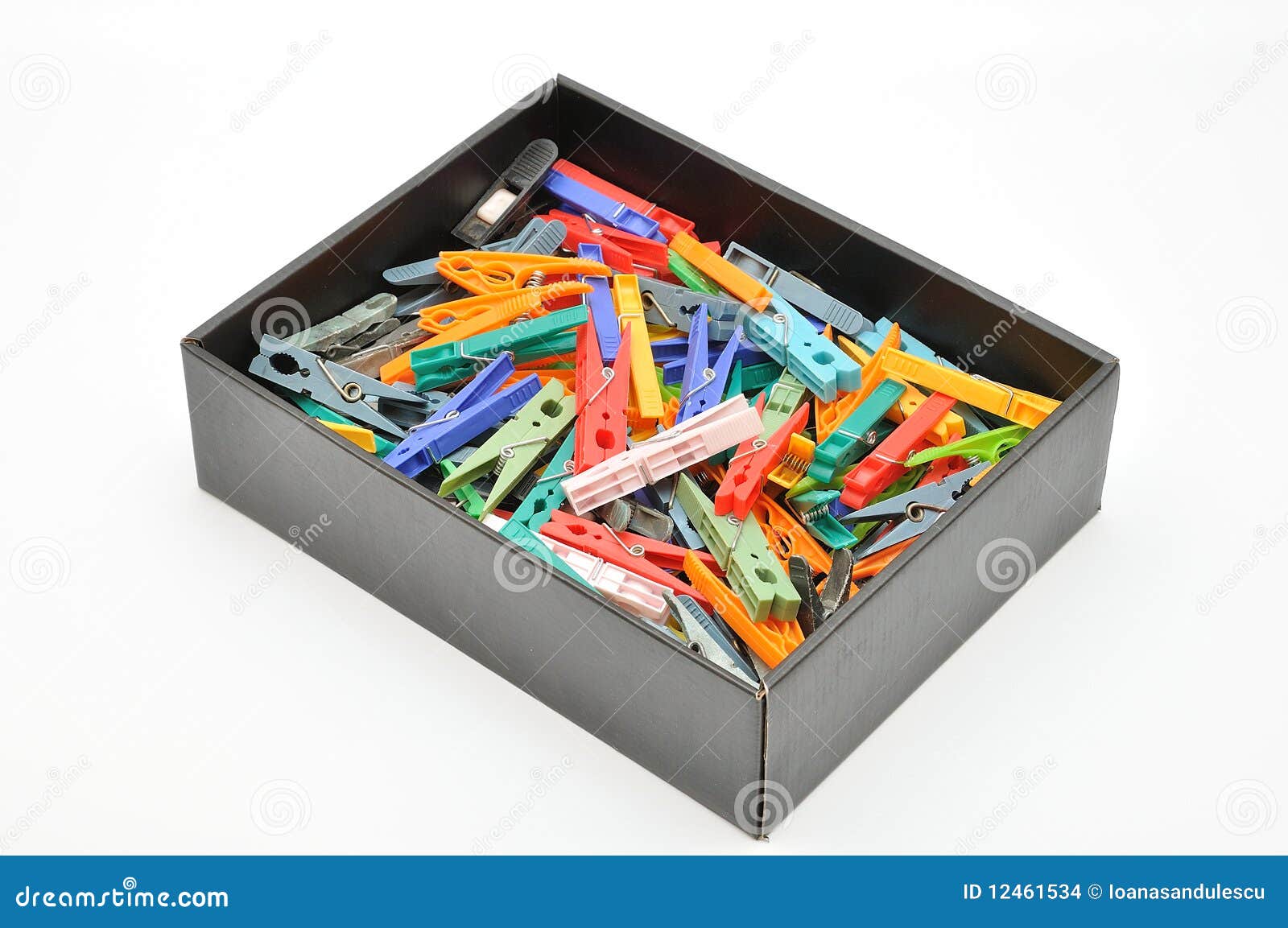 Clothes Pegs stock photo. Image of clothes, plain, business 12461534