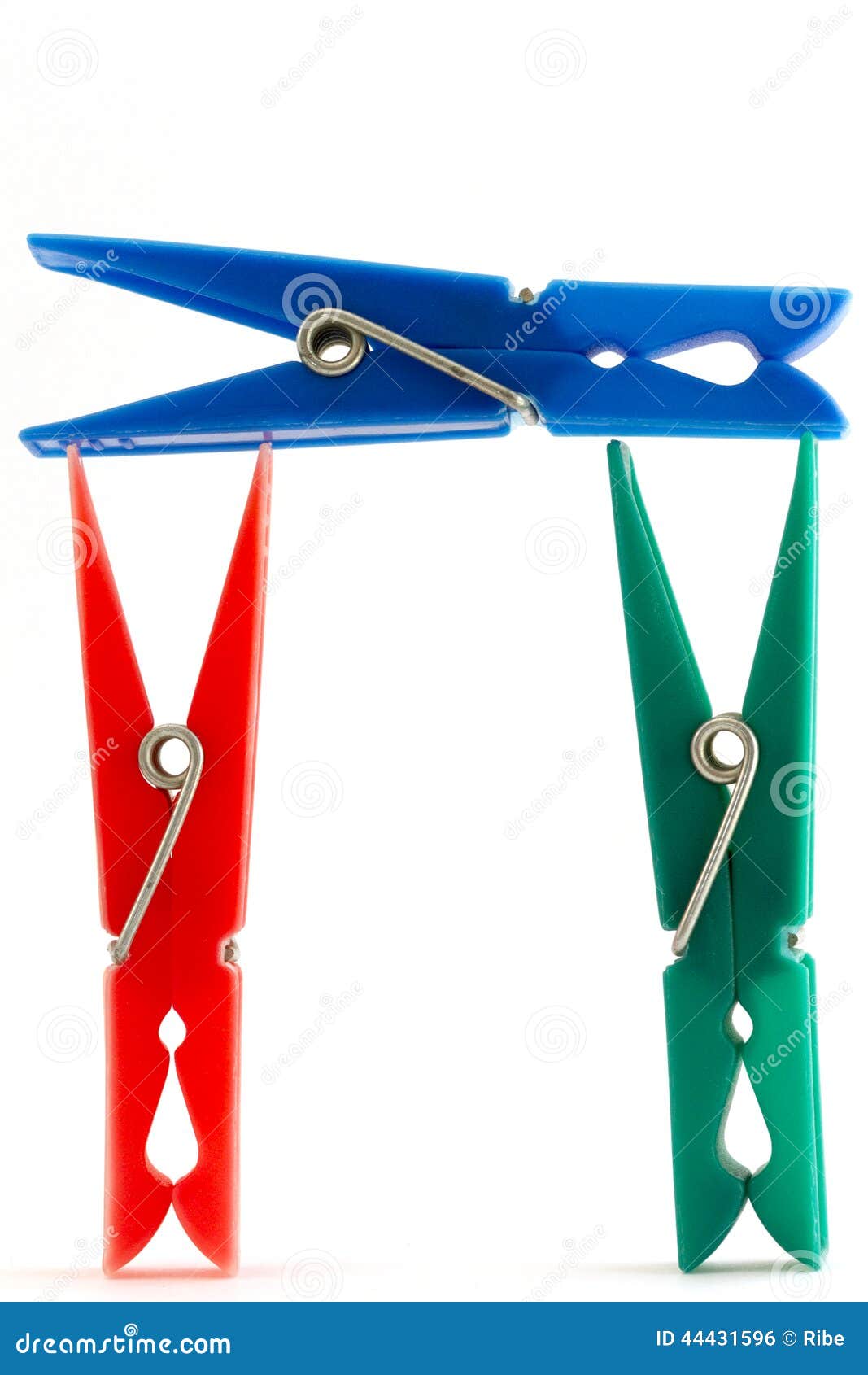 Clothes Pegs Clothes Pins Stock Photo Image of green, household