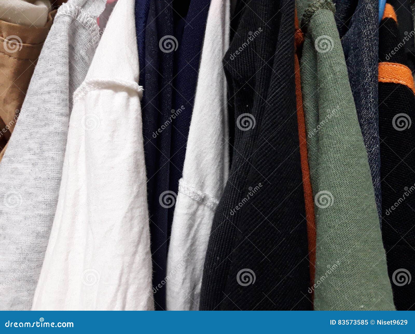 Clothes for Sale Second Hand Stock Image Image of sale, reuse 83573585