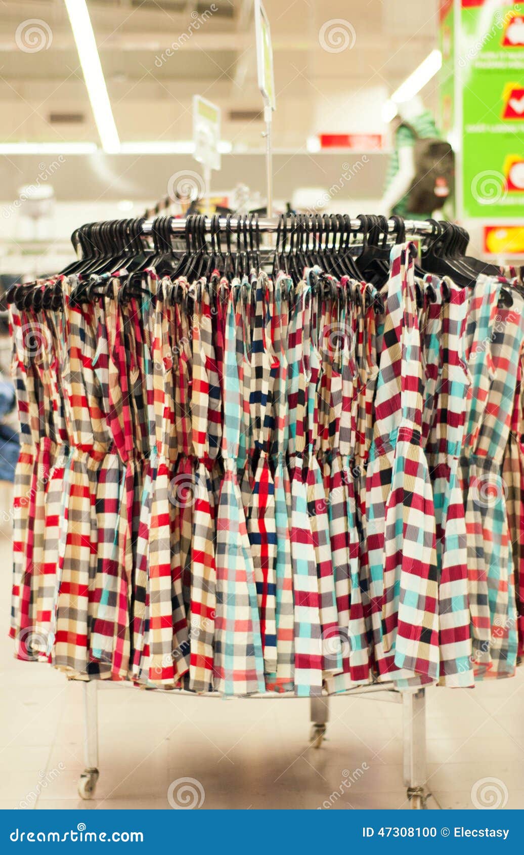 Clothes Sale in a Supermarket Stock Photo Image of garment, retail