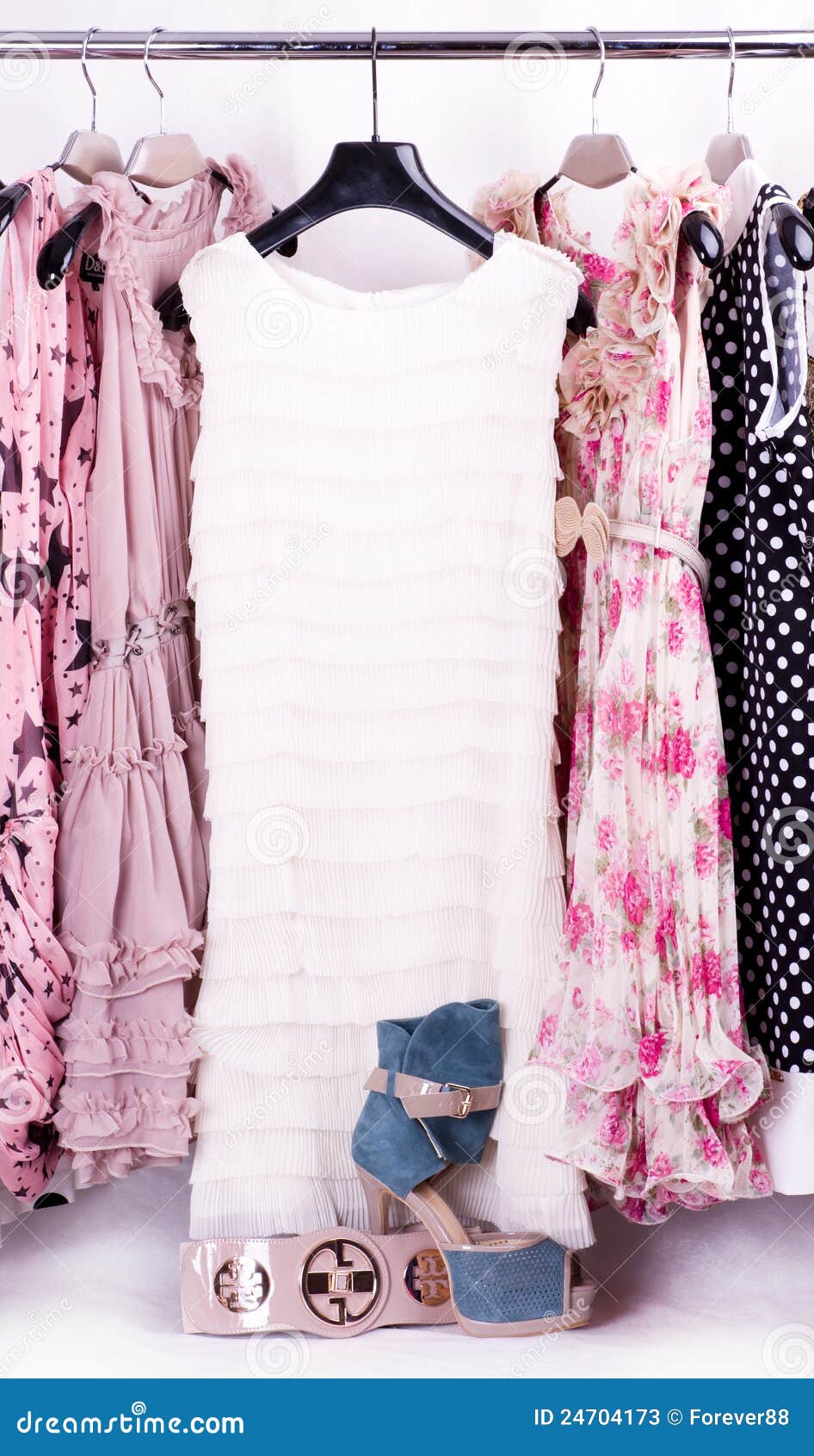 Clothes, Shoes and Accessories Stock Image Image of concept, black