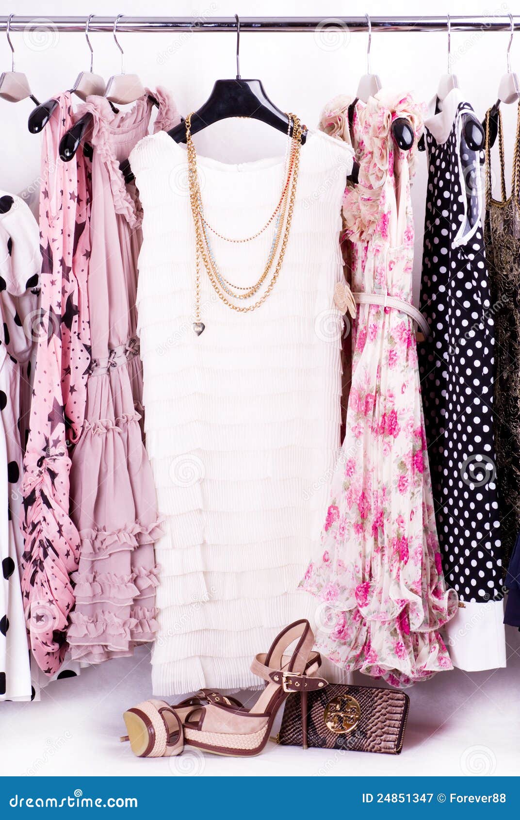 Clothes, Shoes and Accessories Stock Image Image of fashion, feminine