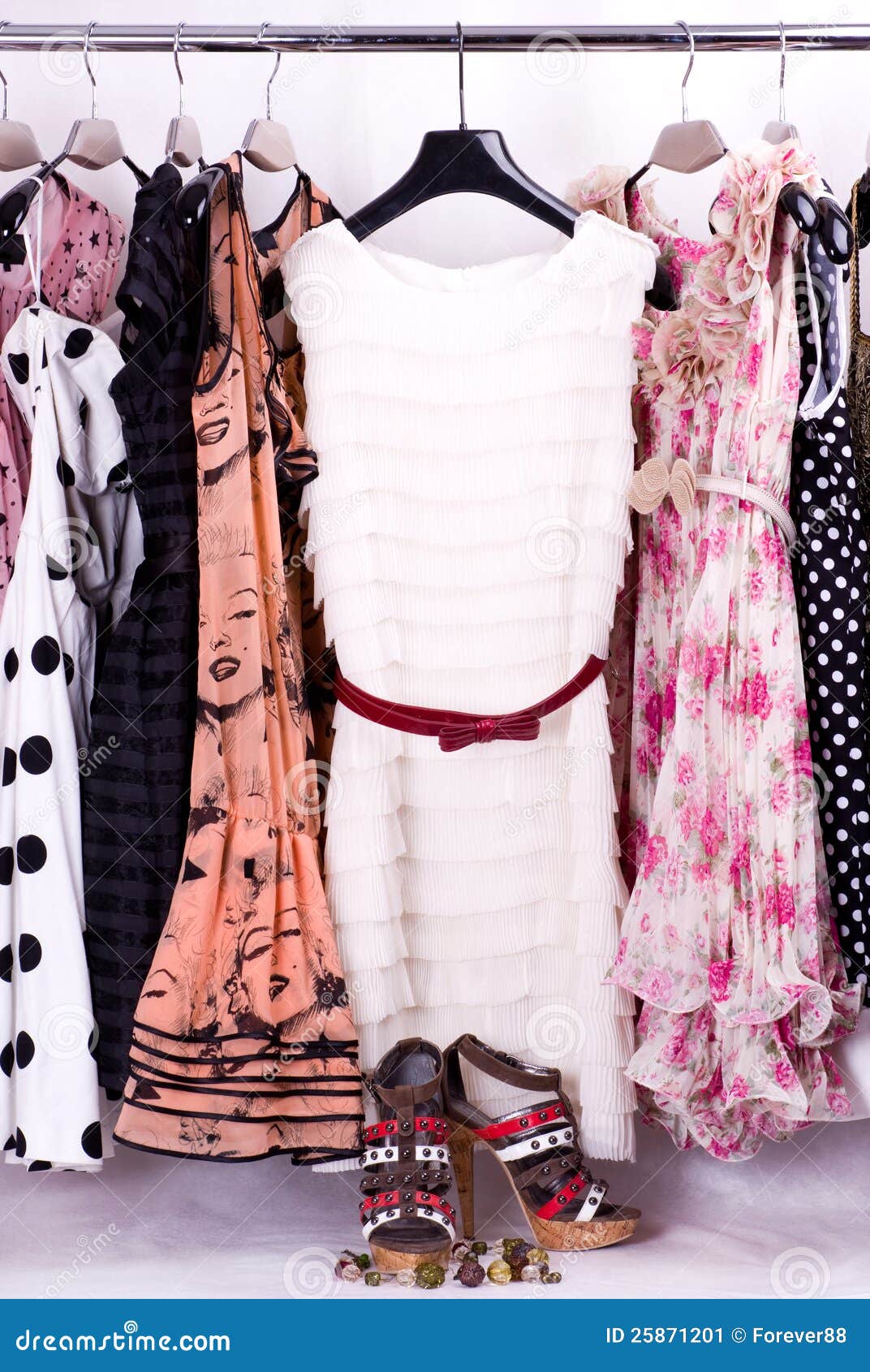 Clothes, Shoes and Accessories Stock Image Image of collection