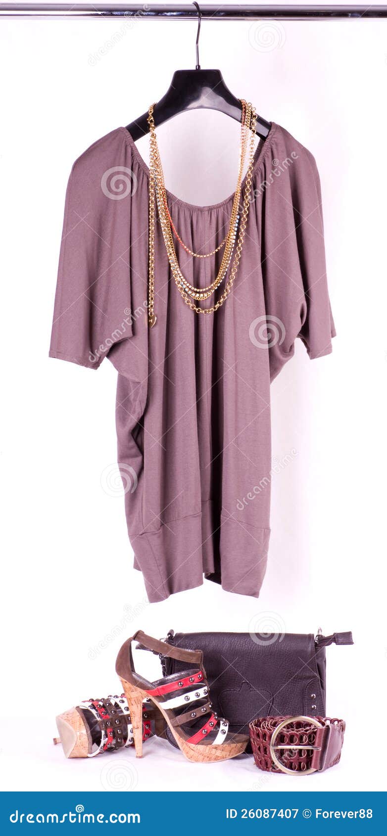 Clothes, Shoes and Accessories Stock Image Image of glamor, glamour