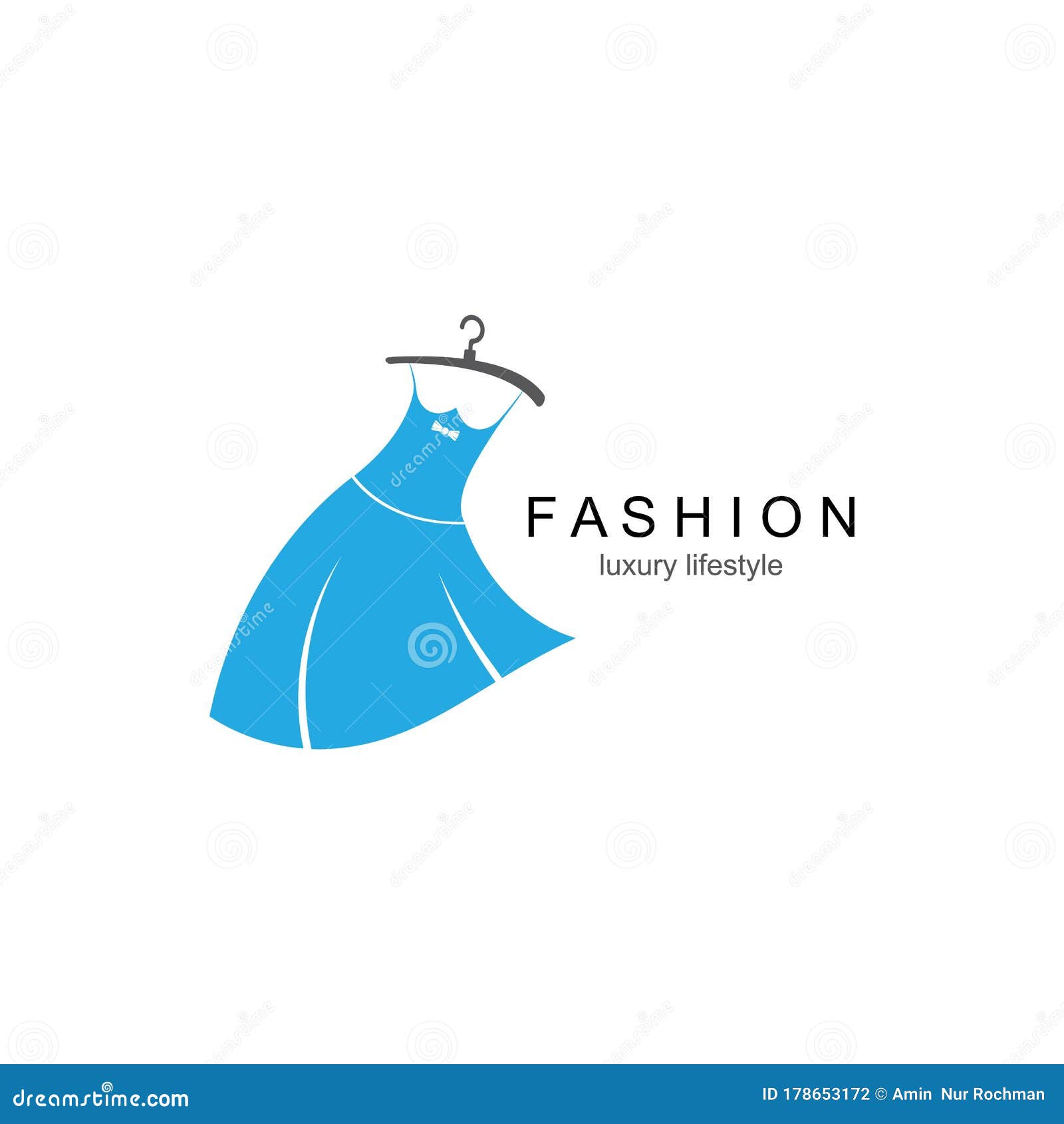 Clothes Shop Fashion Logo Vector Stock Illustration - Illustration of ...