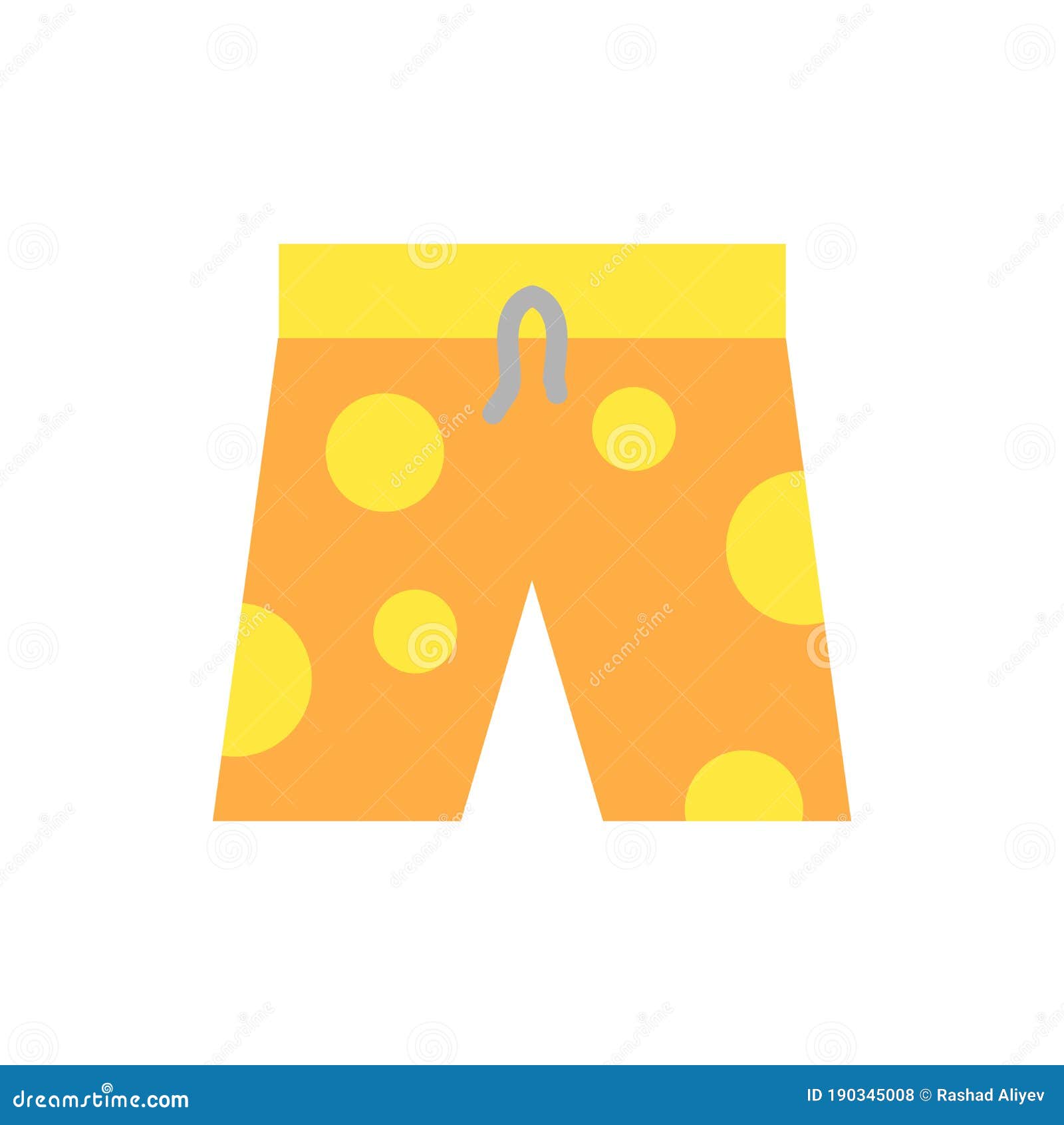 Clothes, Swimming Trunks Icon. Simple Color Vector Elements of Vacation ...