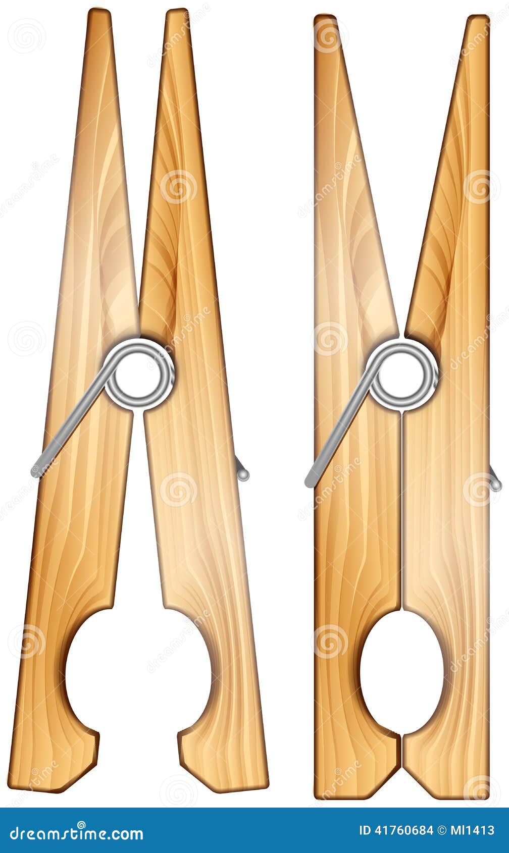 Clothesline clothespin stock vector. Illustration of vector 41760684