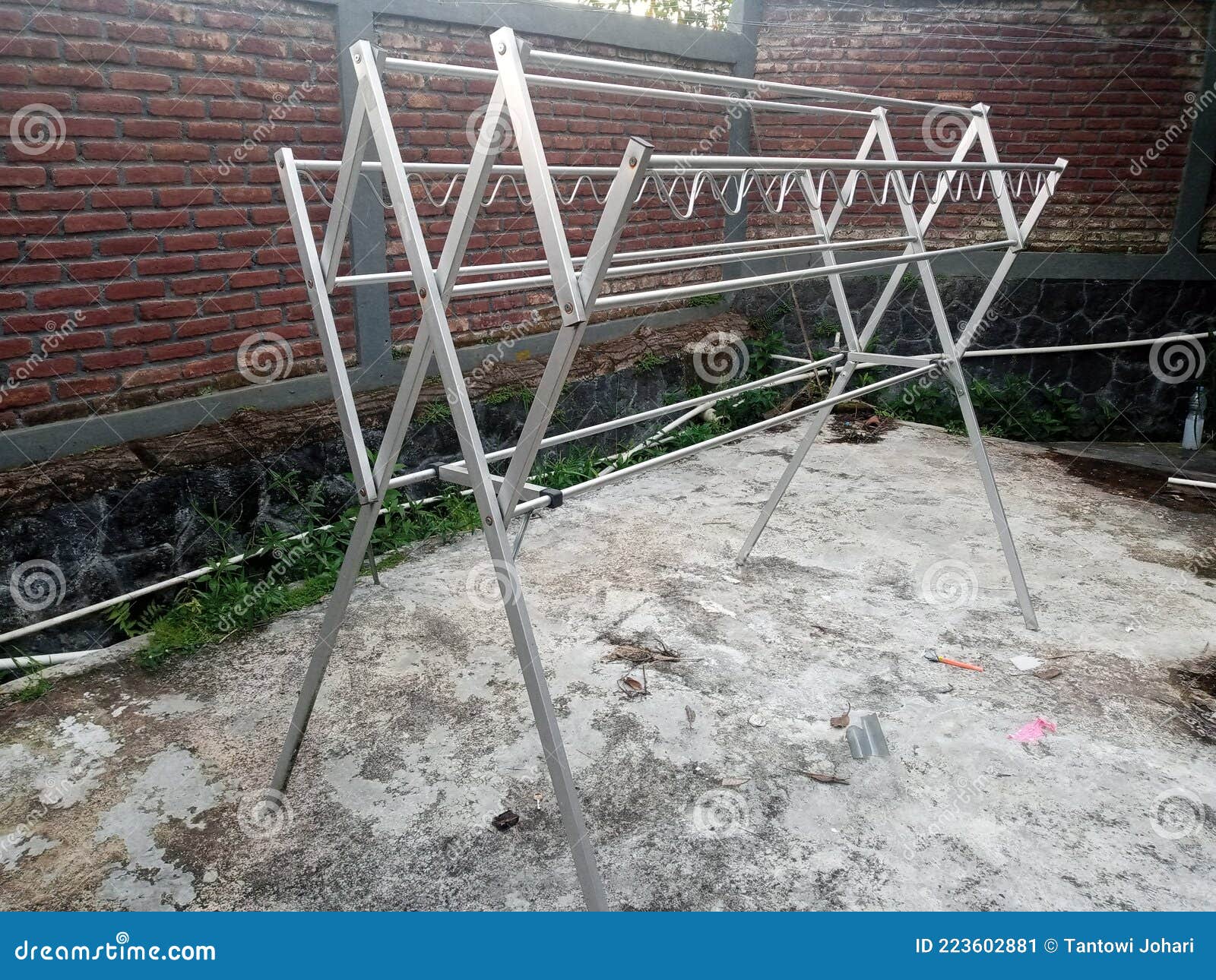 Clothesline Made of Trellis Stock Image Image of trellis, stadium 223602881