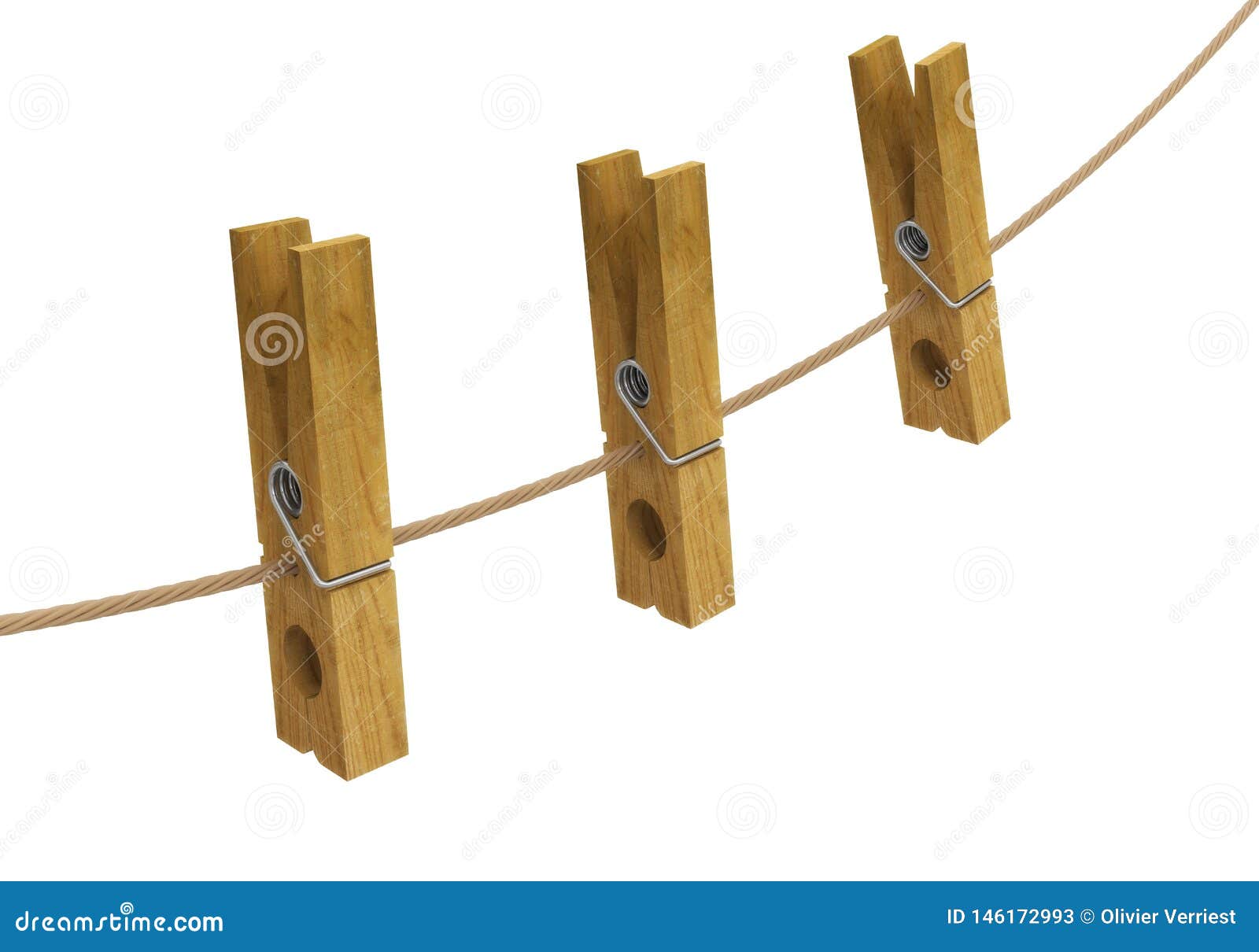 Clothespin Clothes-peg Pin Wood Stock Illustration - Illustration of ...