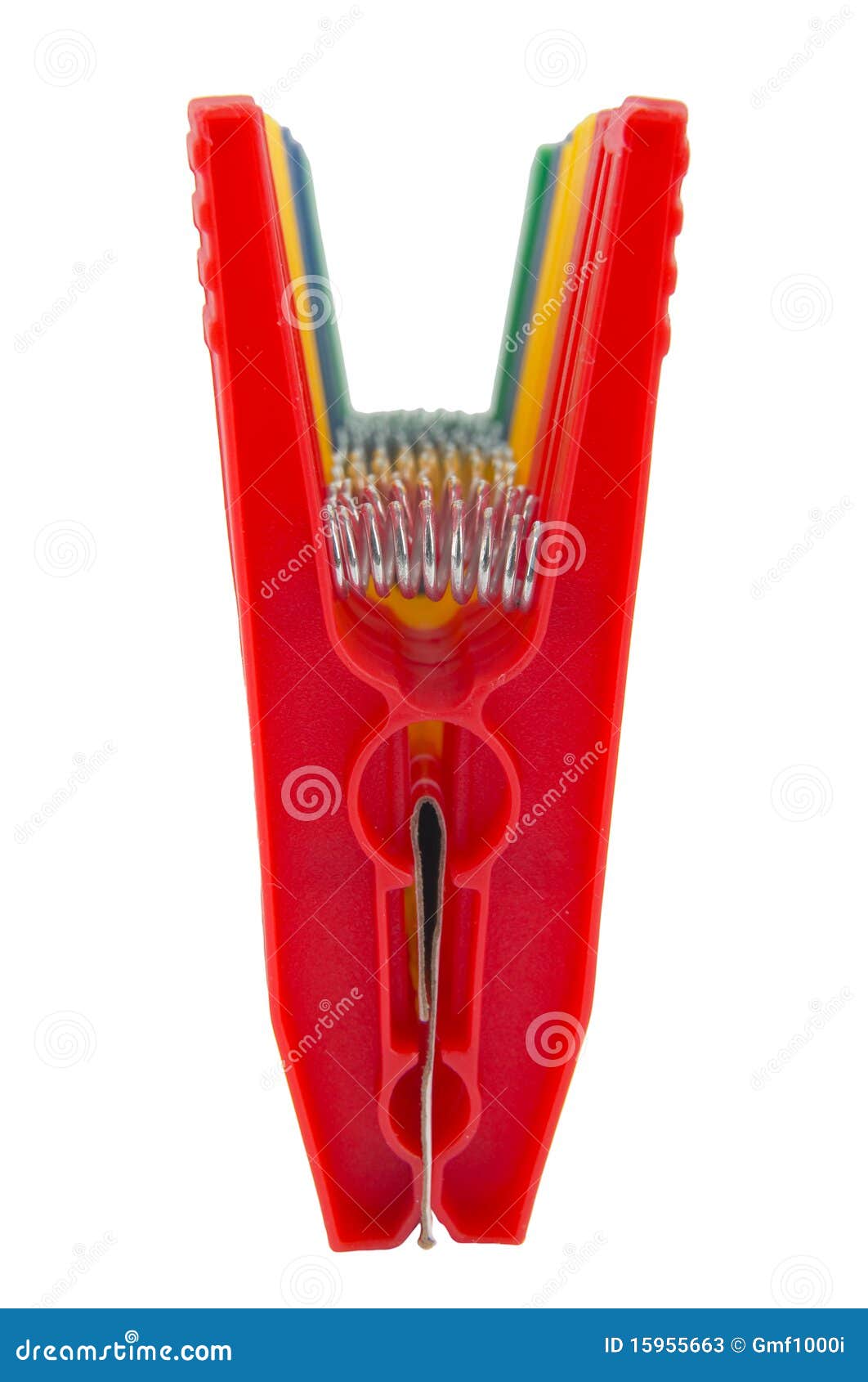 Clothespin coloreado imagen de archivo. Imagen de industrial 15955663