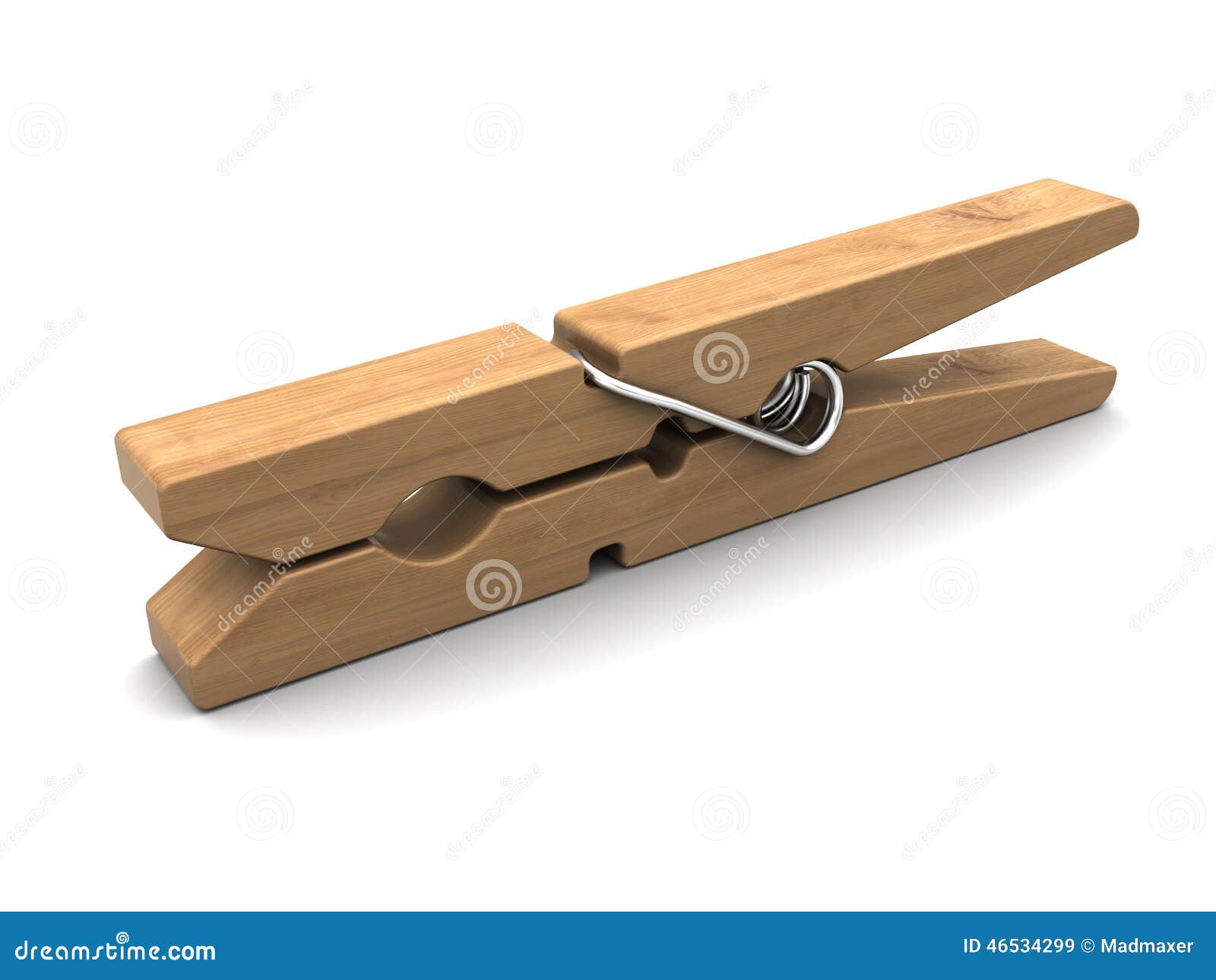 Clothespin stock illustration. Illustration of brown 46534299