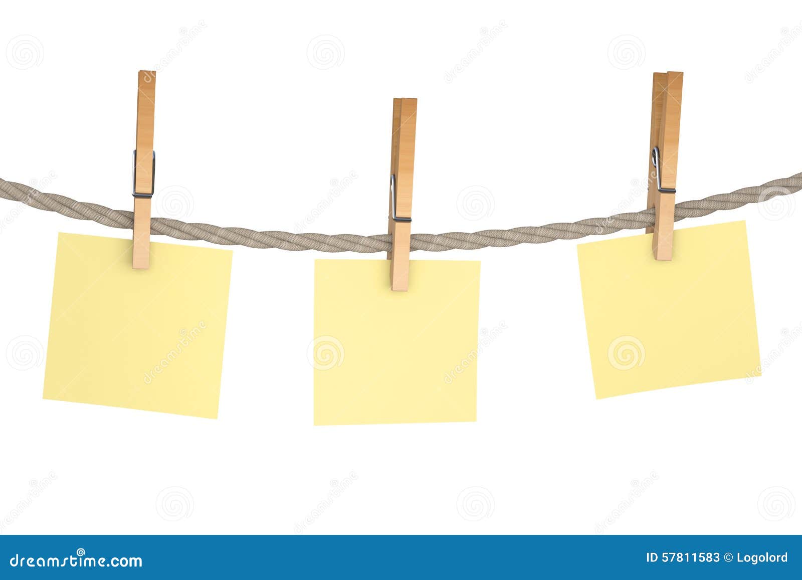 clothespin-paper-isolated-white-d-illust