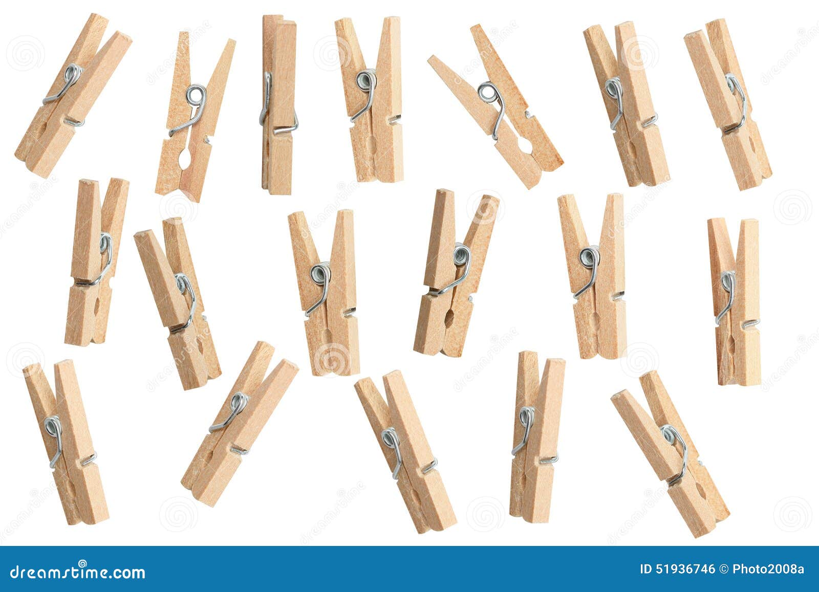 Clothespins Stock Photo Image Of Join Beige Everyday 51936746