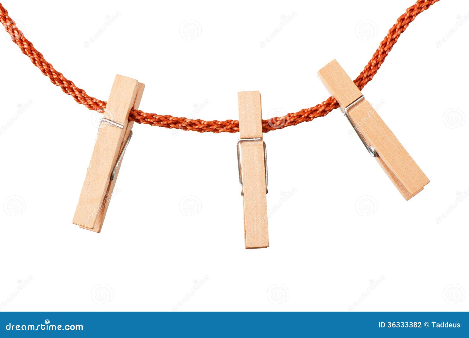 Clothespins on rope stock photo. Image of country, clench 36333382