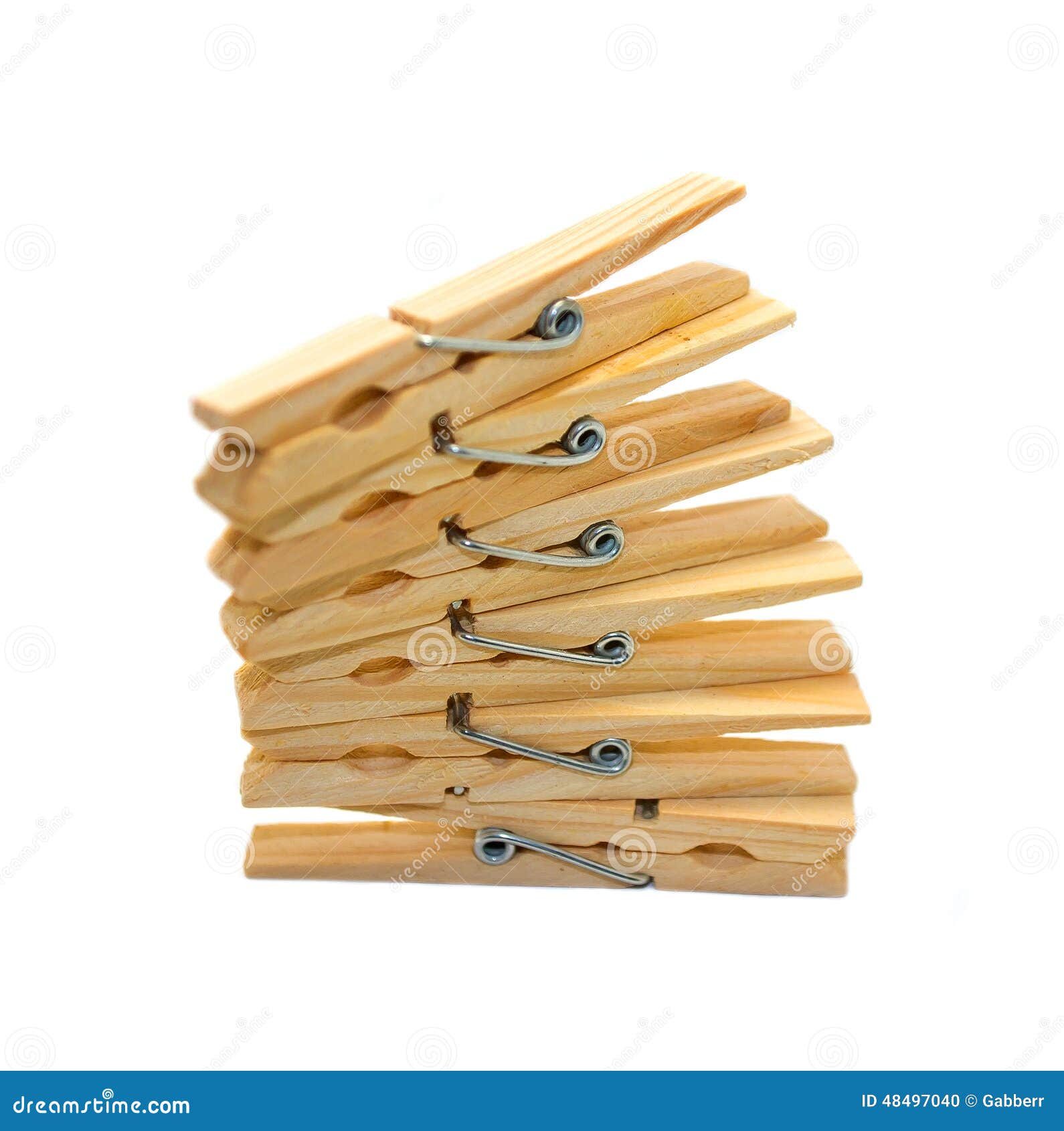 Clothespins stock photo. Image of drying, wooden, laundry 48497040