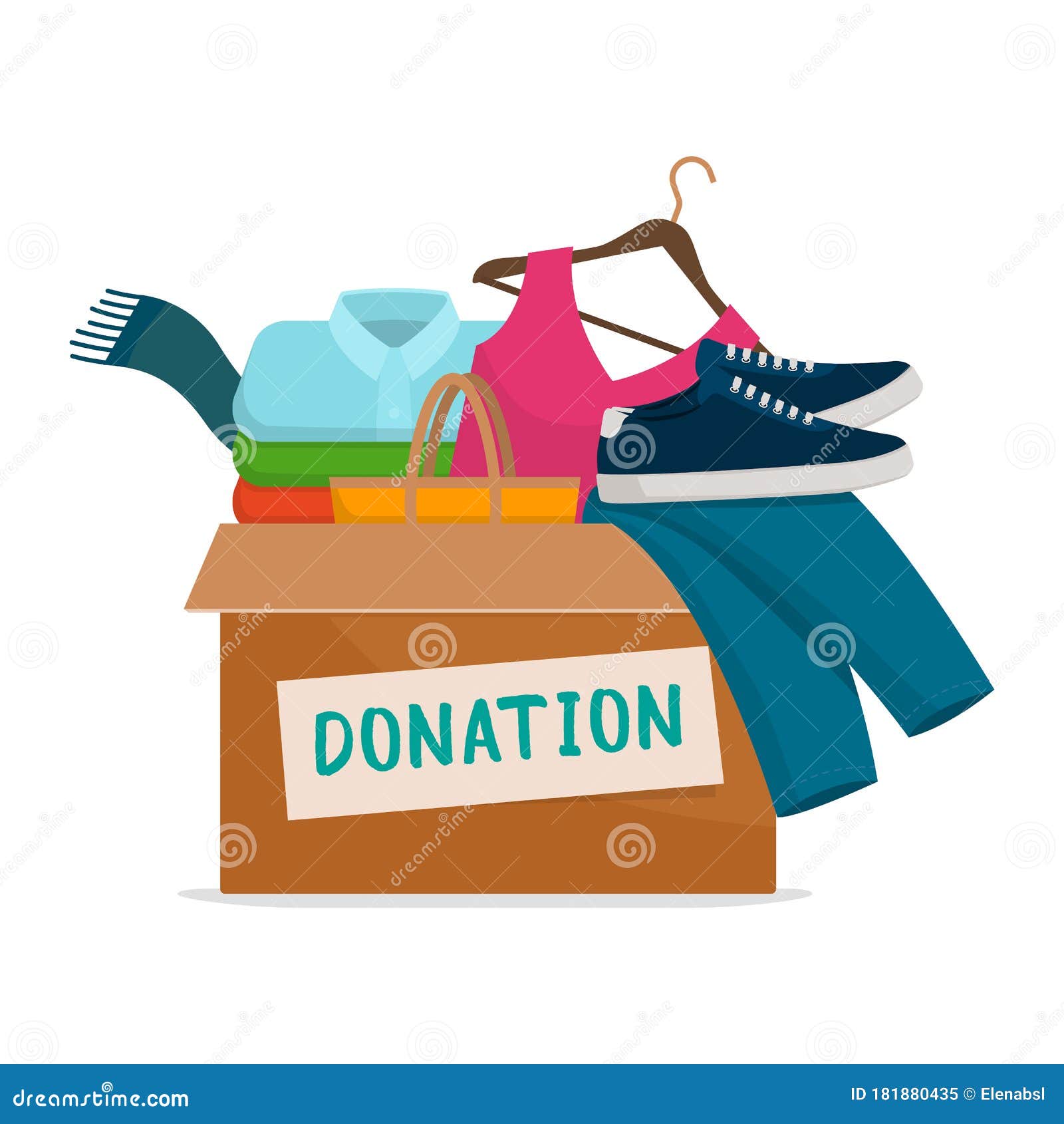 clothing donation box