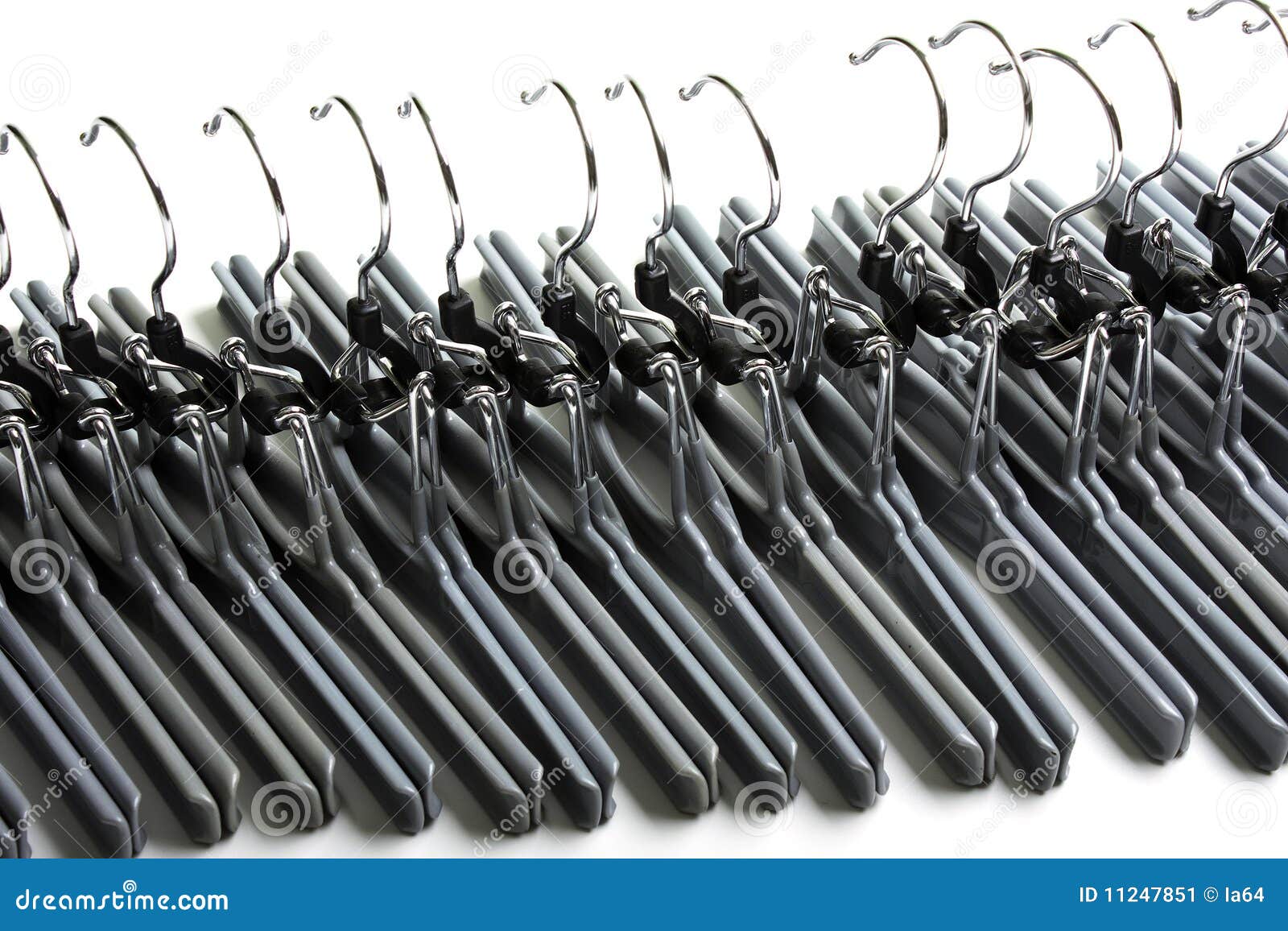 Clothing hanger stock image. Image of isolated, group 11247851