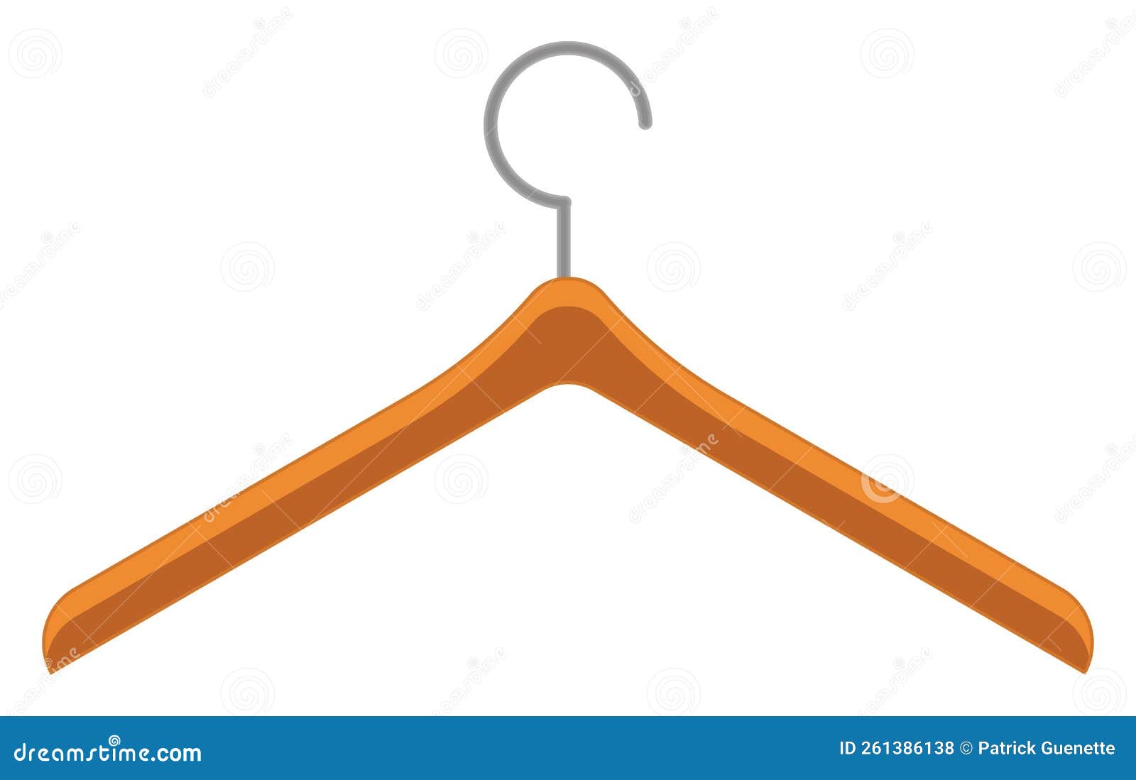 Clothing hanger, icon stock vector. Illustration of fashion 261386138