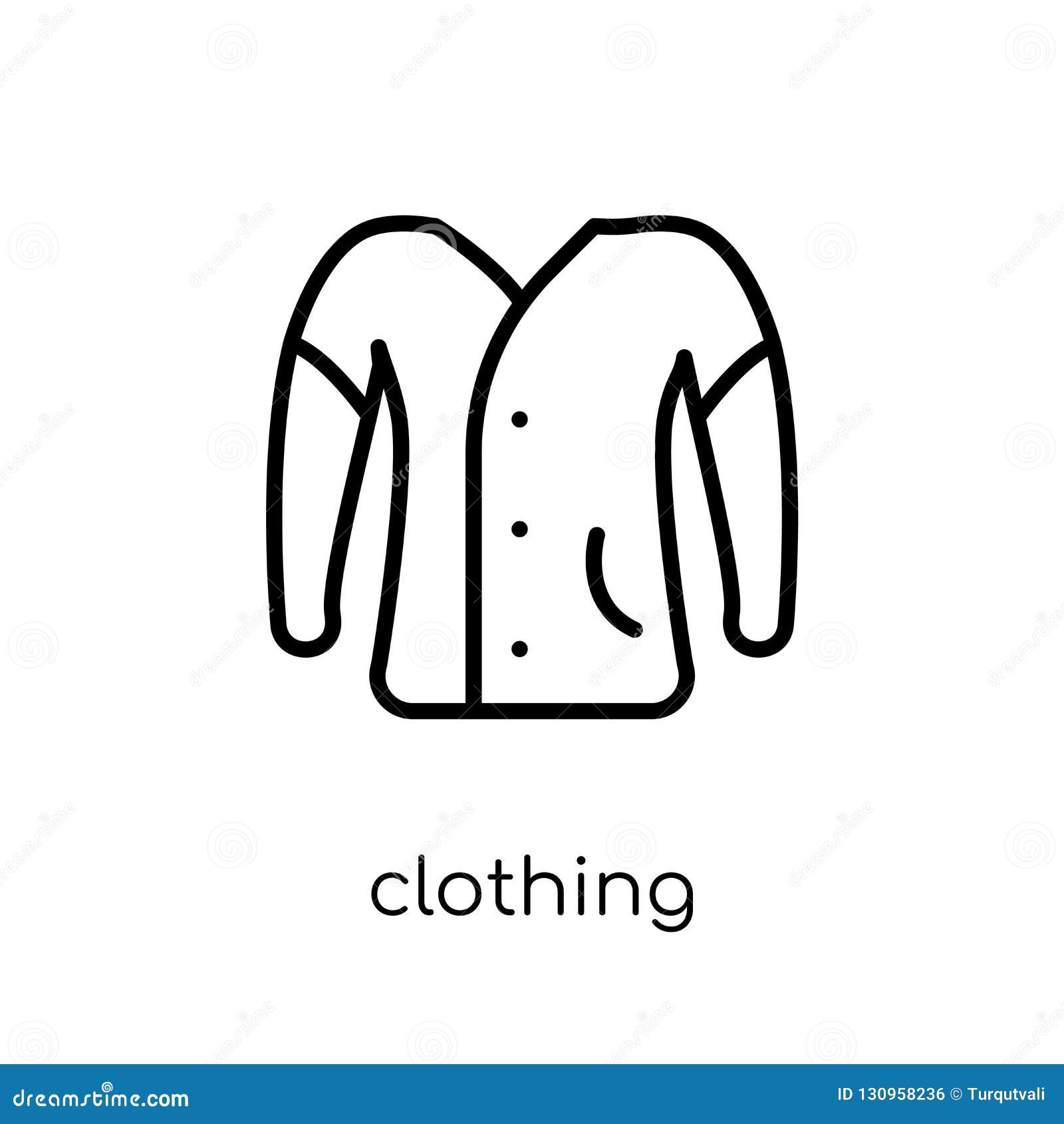 Clothing Icon from Sew Collection. Stock Vector - Illustration of pants ...