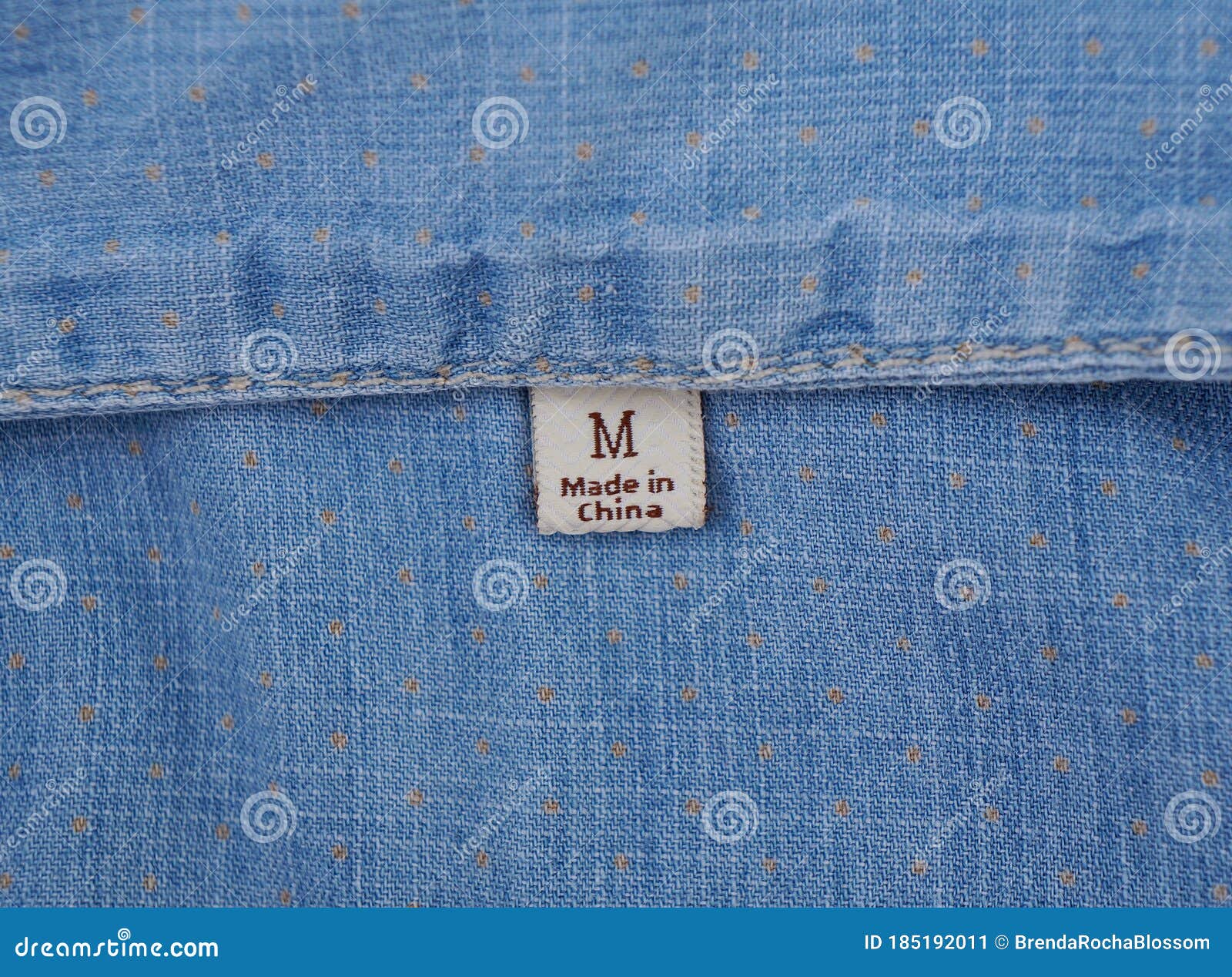 Clothing Label Made in China. China Product Stock Image - Image of cloth,  fabric: 185192011