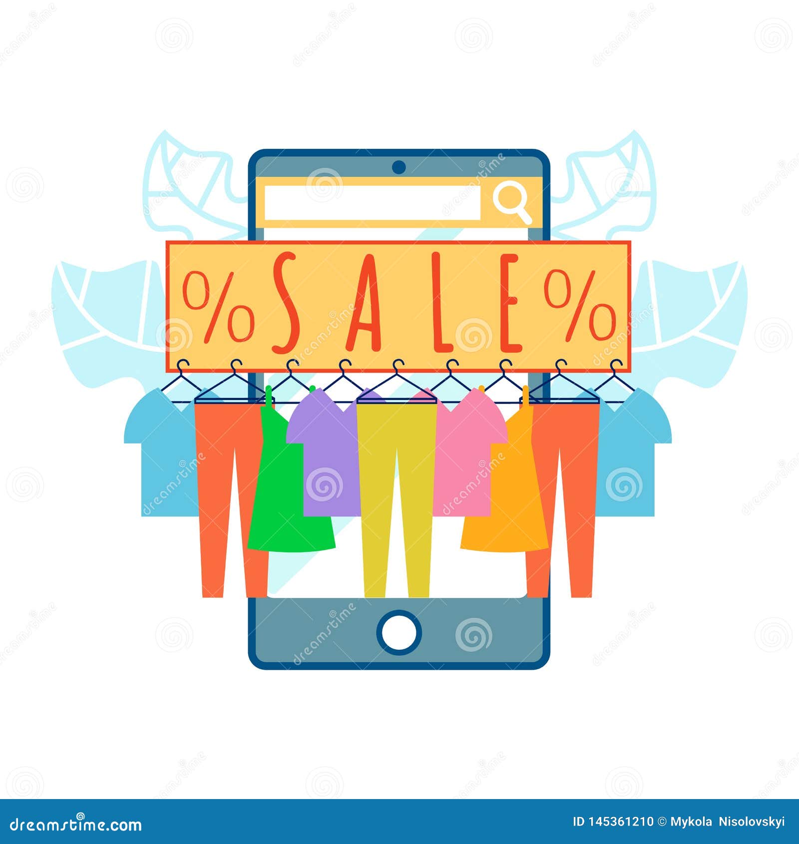 clothing shop sale in app  