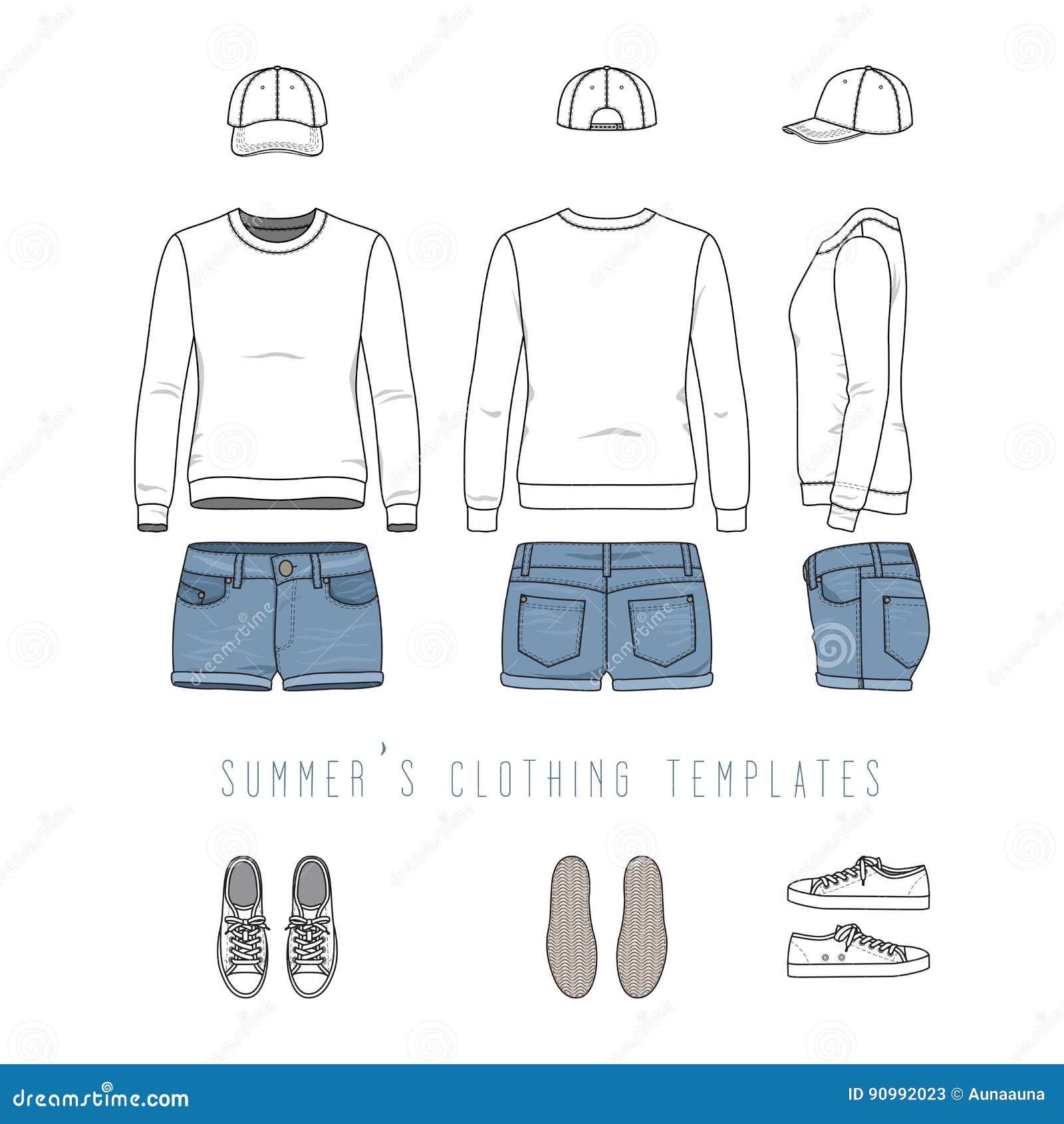 Clothing templates Stock Photos, Royalty Free Clothing templates Images