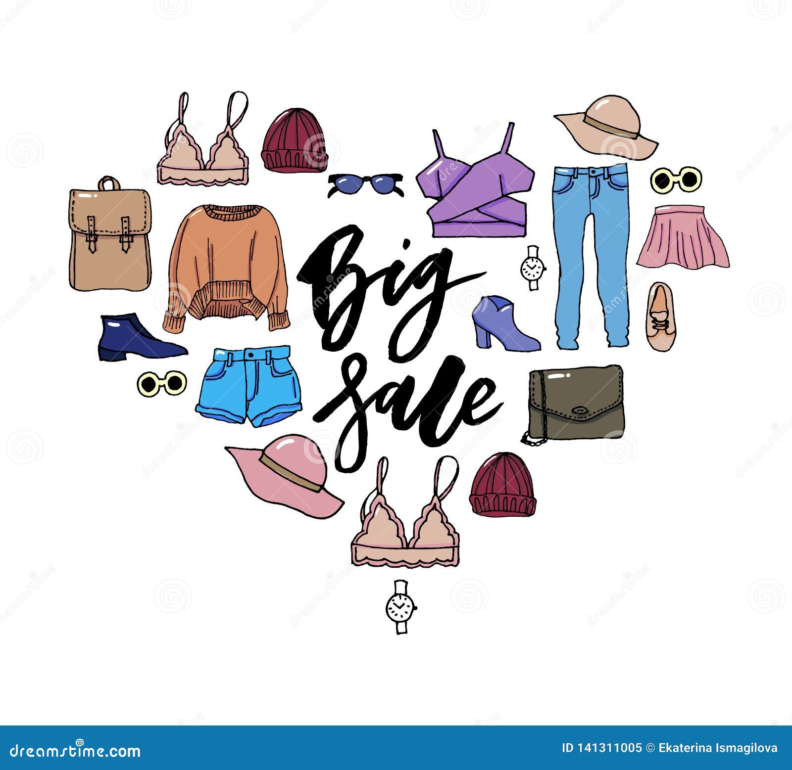 Clothing Sale Stock Illustrations – 61,645 Clothing Sale Stock