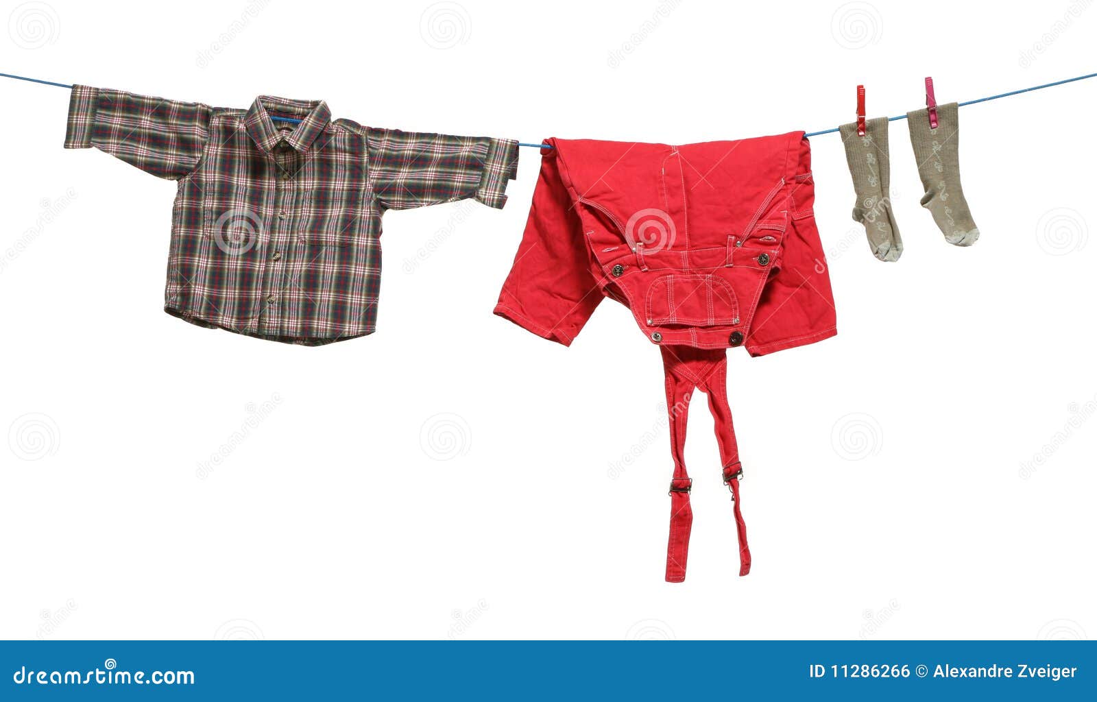 Cloths drawn stock photo. Image of rope, garment, laundry - 11286266