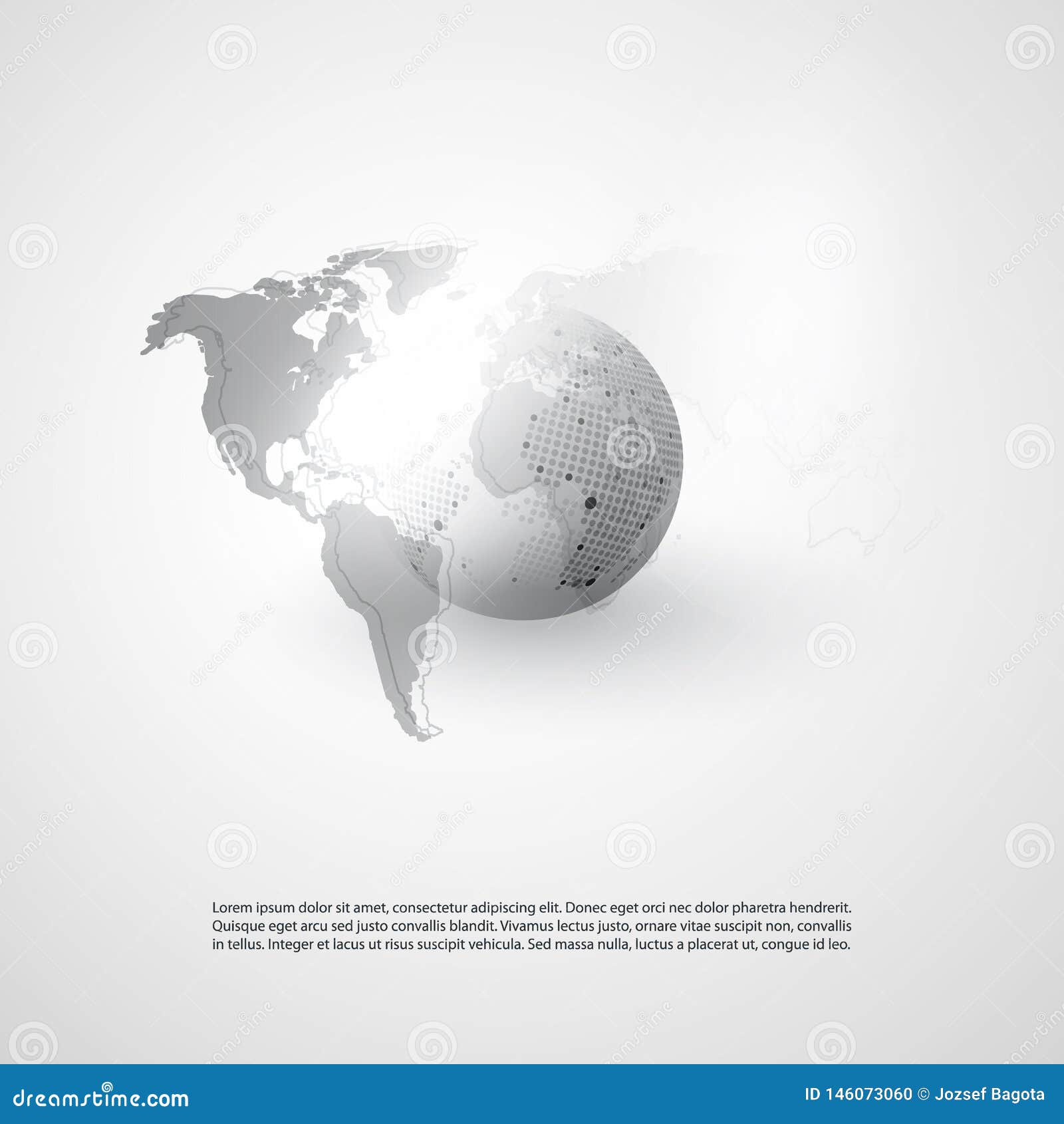 Cloud Computing And Networks Concept With World Map Global Digital