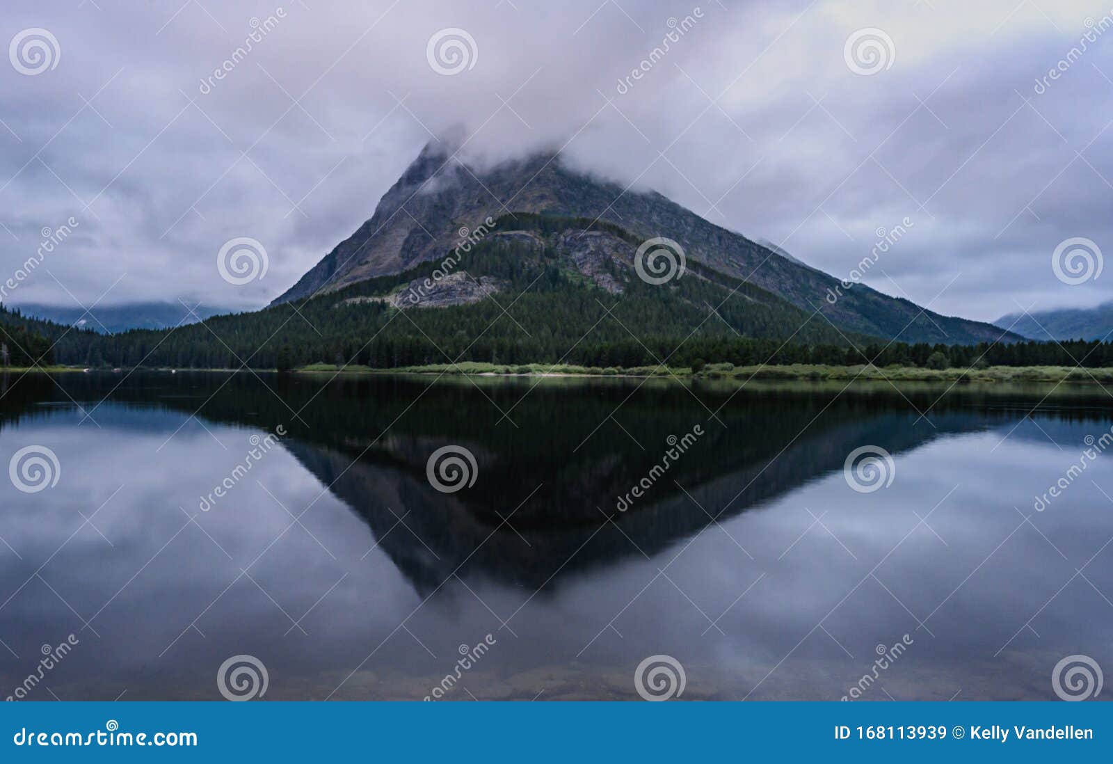 cloud covers the tip of grinnell point