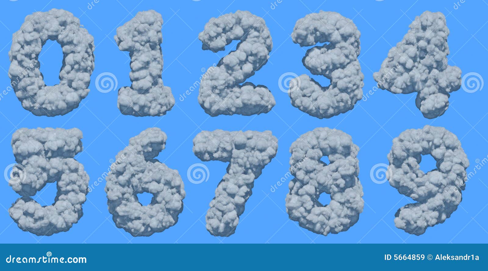 Cloud Font Stock Illustration Illustration Of Font Letter