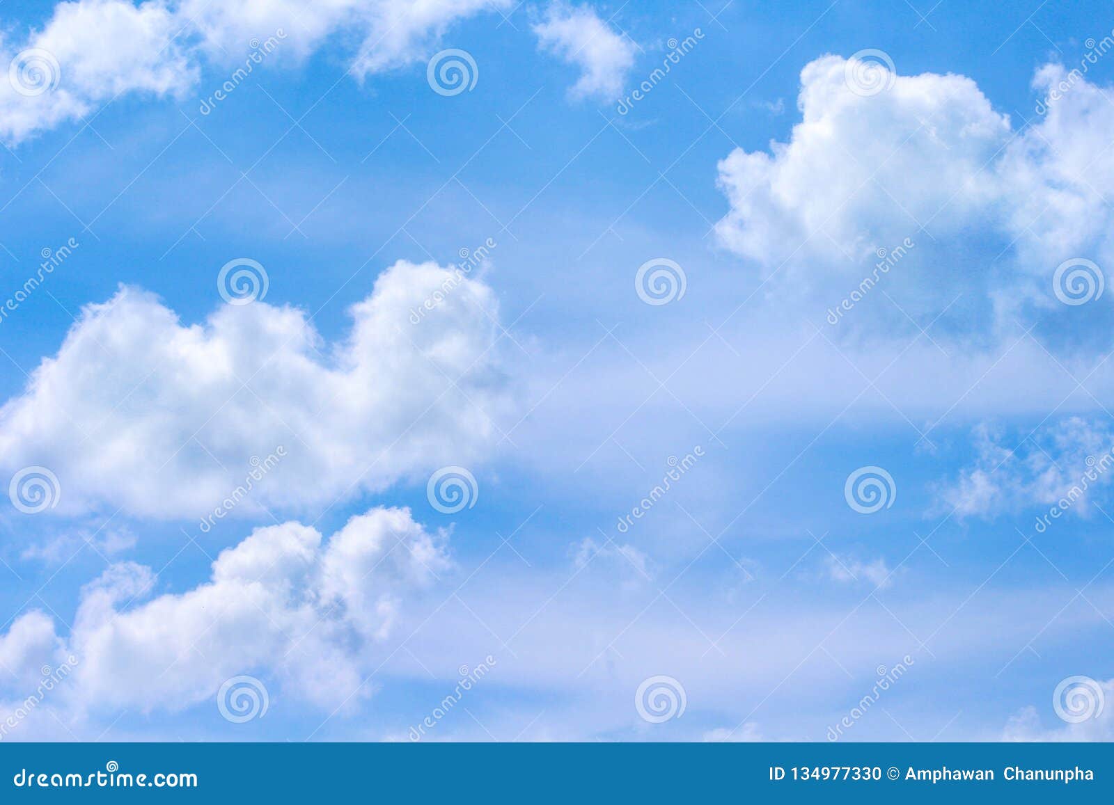Cloud Groups Patterns on Bright Bluesky Background with Stock Photo ...