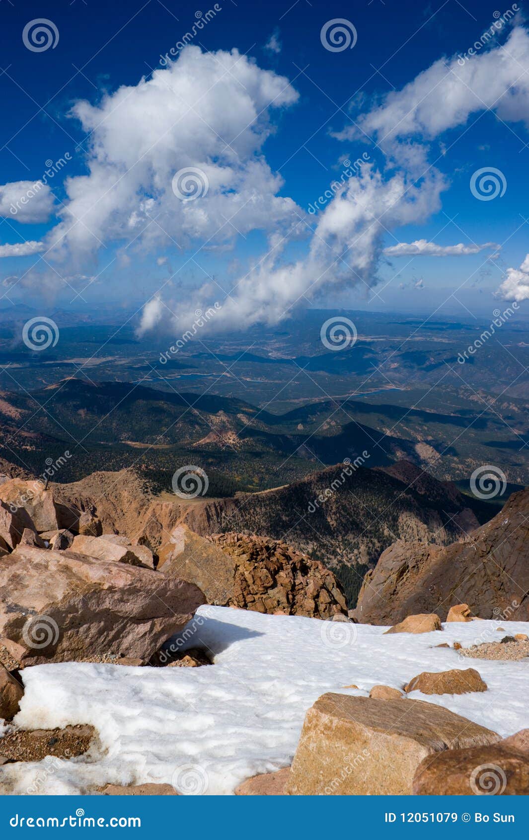 Cloud and Rock stock image. Image of denver, peak, wide - 12051079