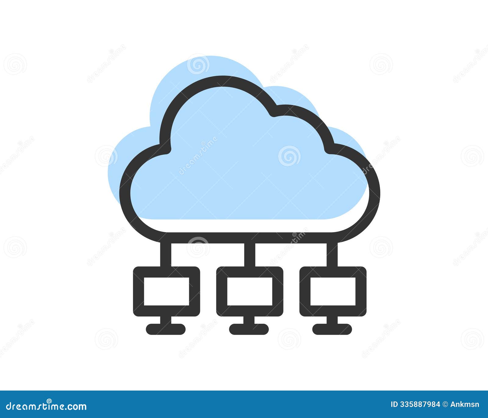 cloud storage and data transfer  icon. computing service and network related line icons. database and server, cyber security