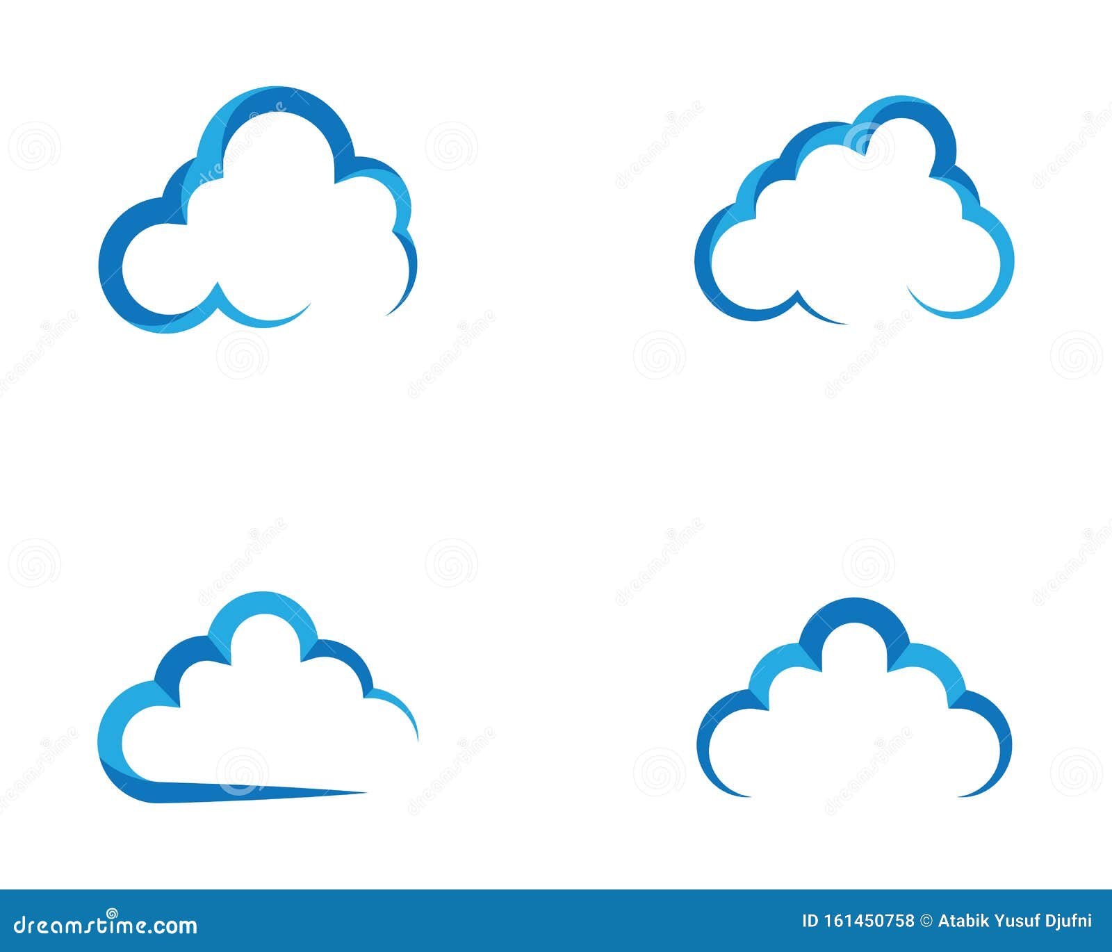 Cloud symbol illustration stock vector. Illustration of internet ...