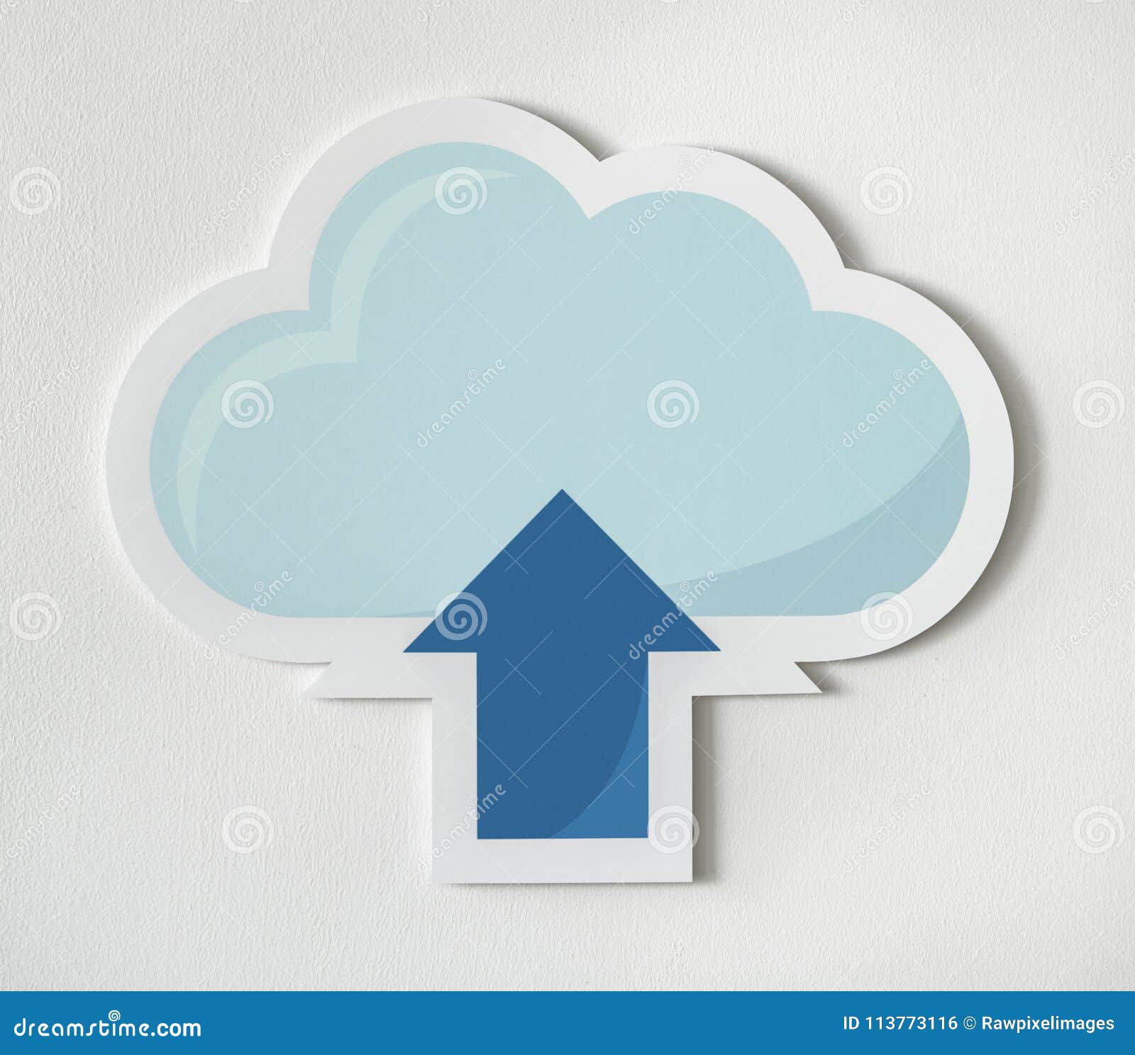 cloud uploading icon technology graphic