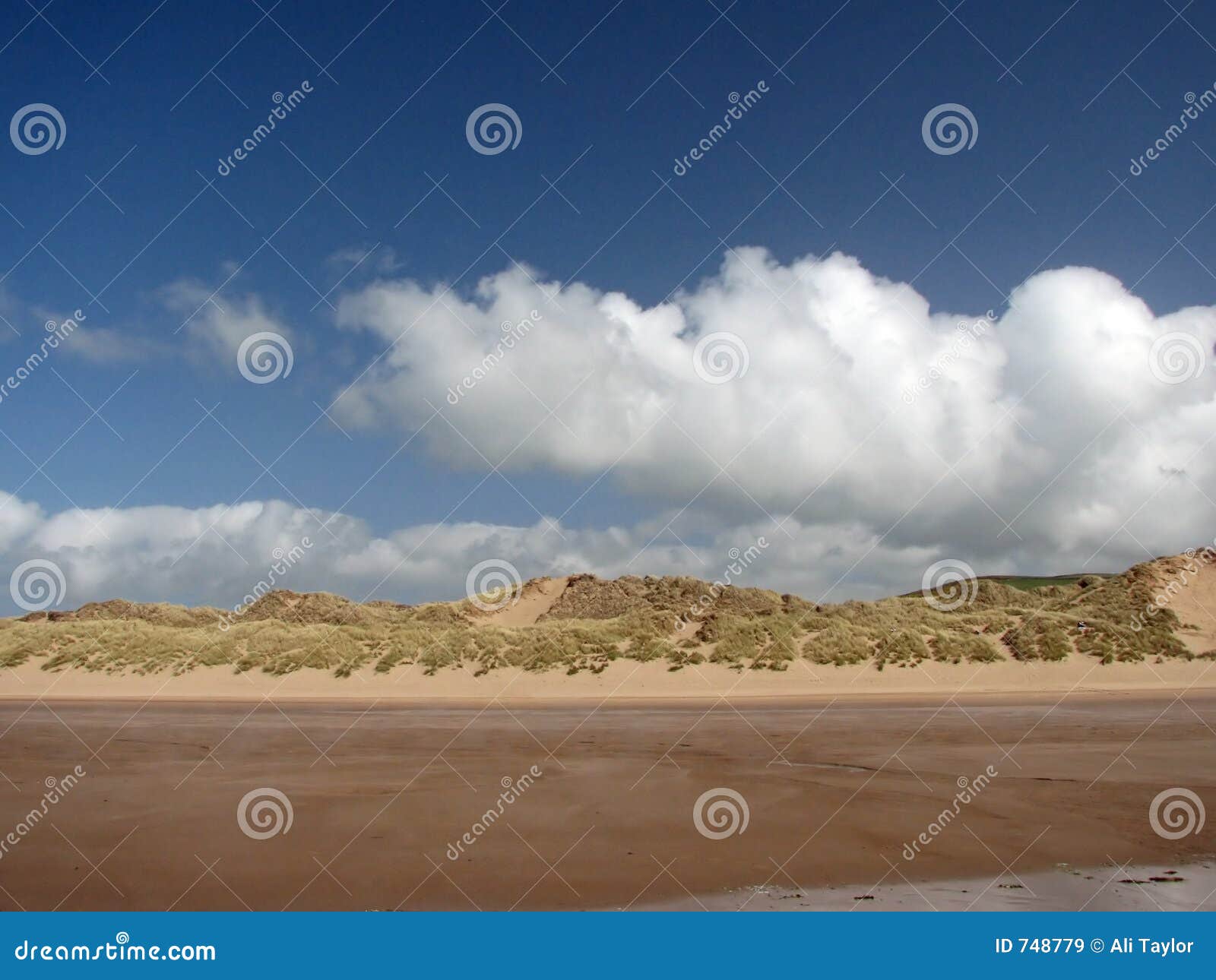 Clouds at the beach stock image. Image of clouds, hills - 748779