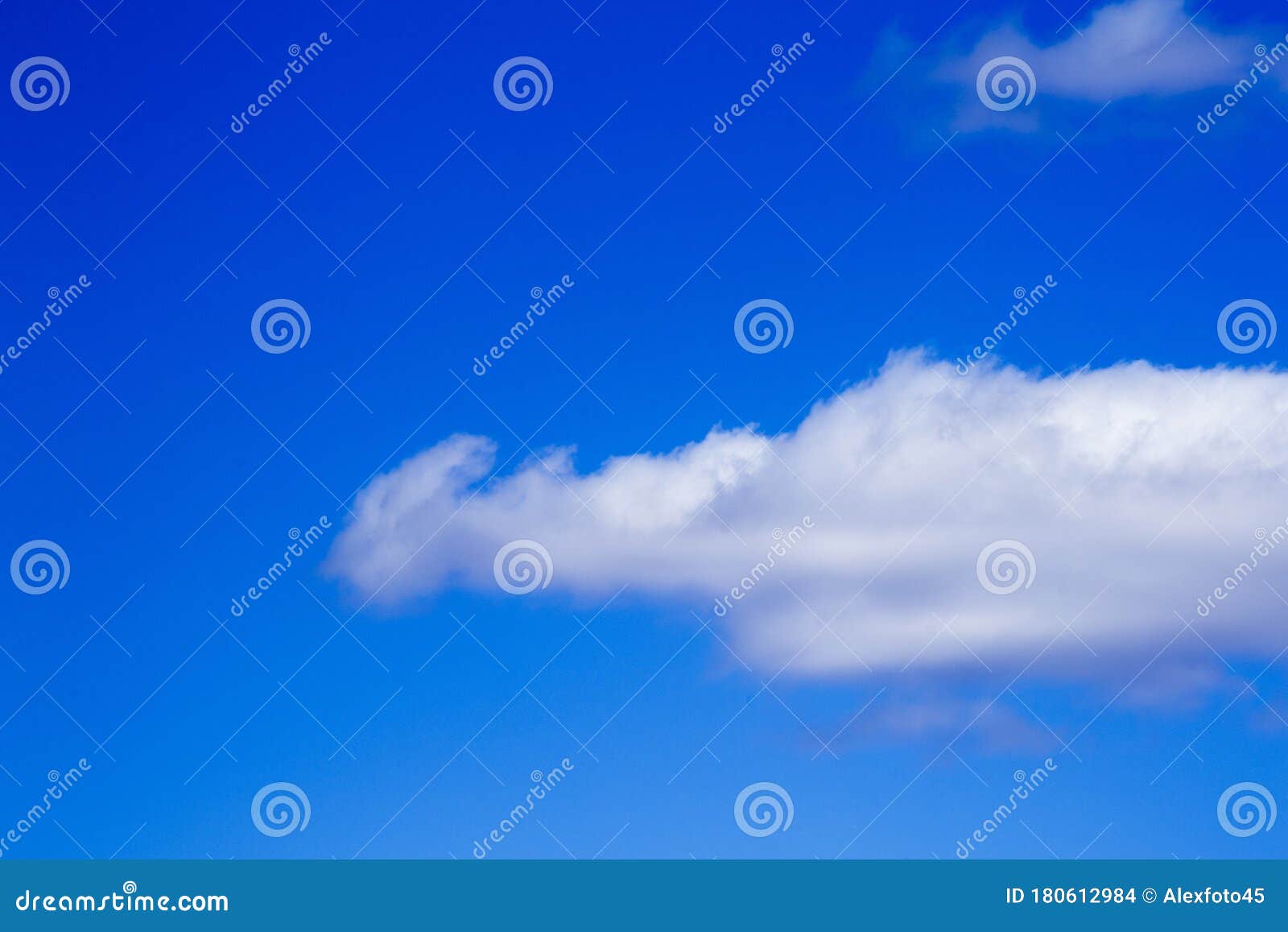 Clouds on the Blue Sky. Background for Design Stock Photo Image of